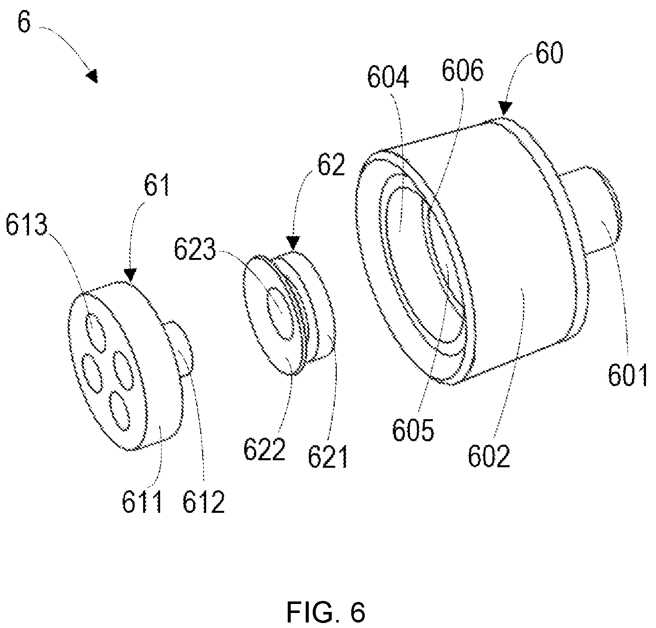 Patent US12104687 Figure 6 – Harmonic reducer with structure to prevent pressure buildup and industrial robot