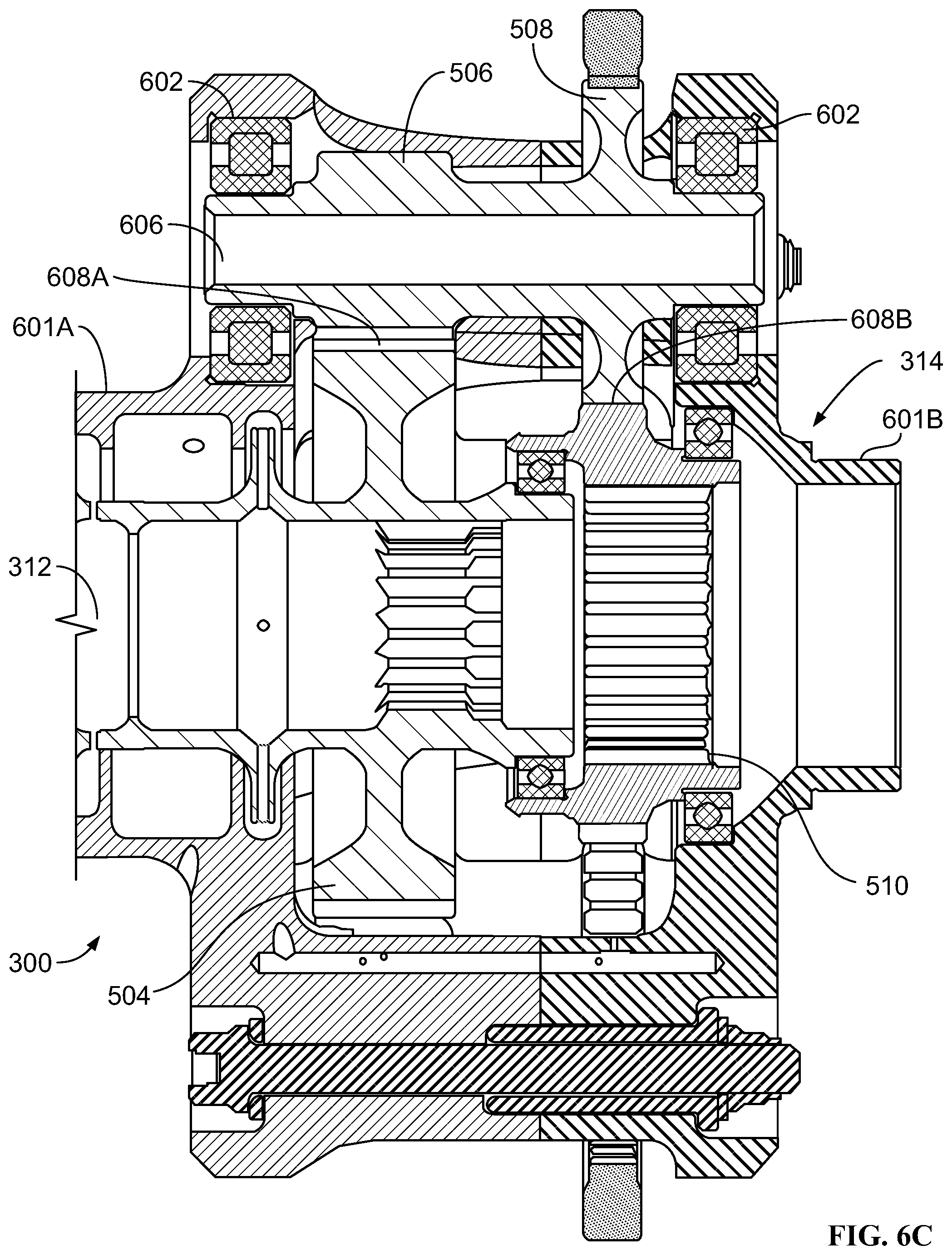 Patent US12104690 Figure 8 – Epicyclic gear carrier assembly having an integrated lubrication pump