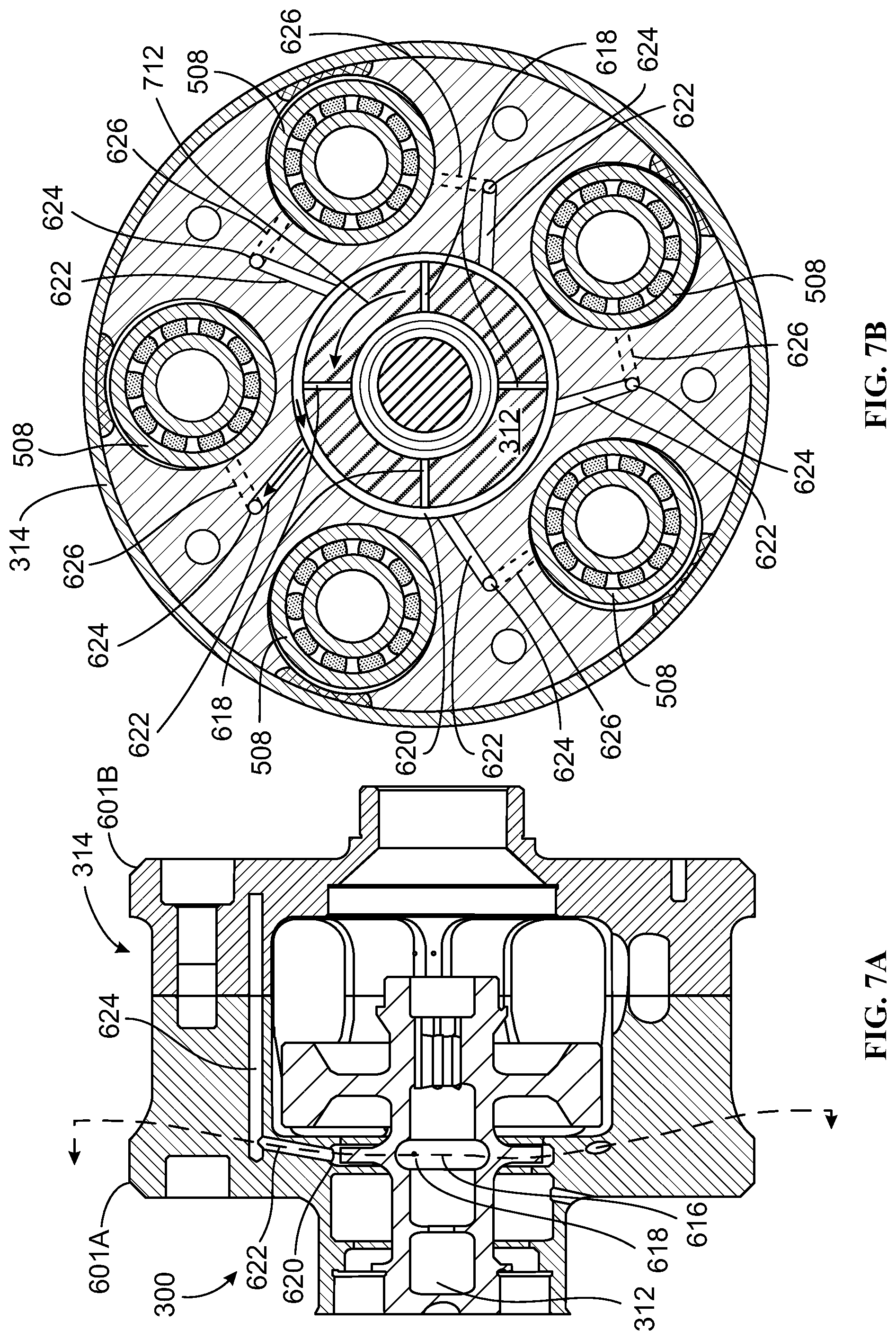 Patent US12104690 Figure 9 – Epicyclic gear carrier assembly having an integrated lubrication pump