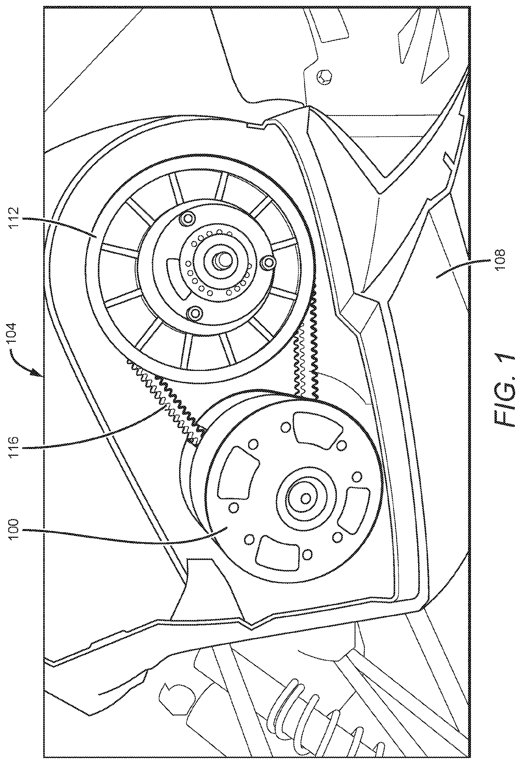 Patent US12104695 Figure 1 – CVT primary clutch for off-road vehicles
