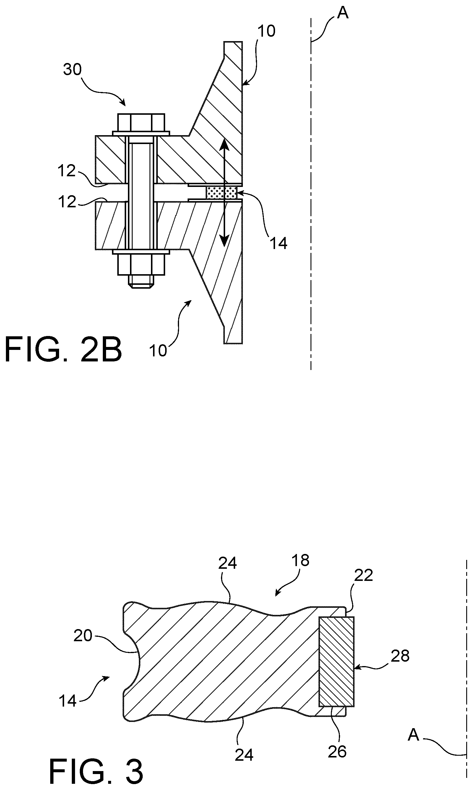 Patent US12104697 Figure 2 – Compression sealing gasket and sealing system