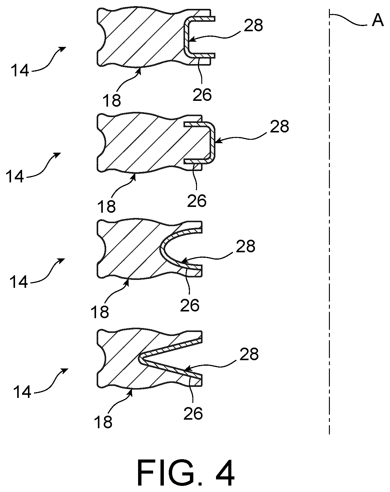 Patent US12104697 Figure 3 – Compression sealing gasket and sealing system