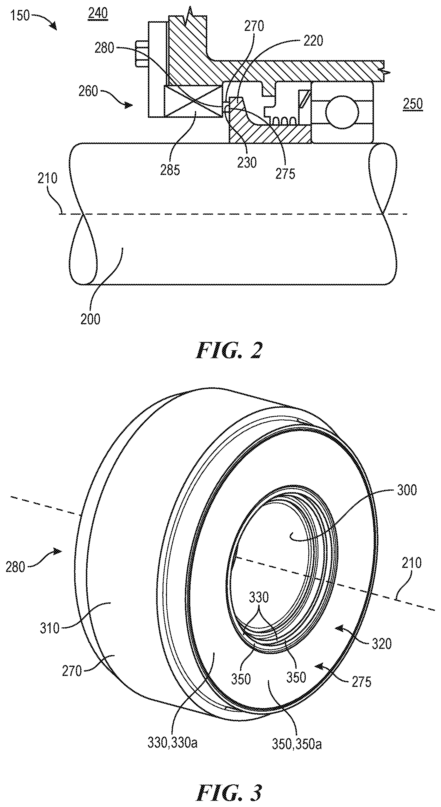 Patent US12104699 Figure 2 – Self-optimizing seal for turbomachinery, and associated systems and methods