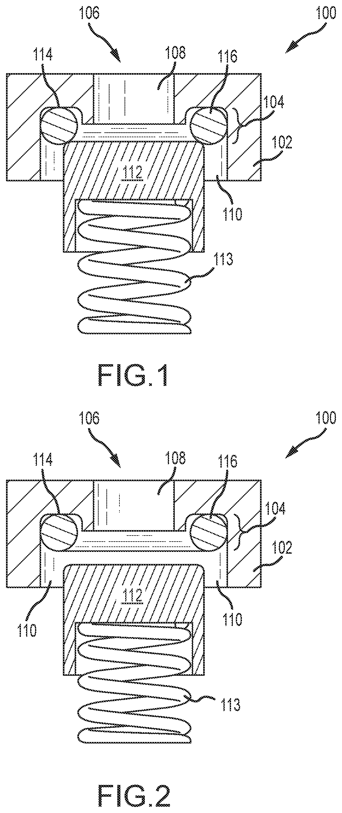Patent US12104701 Figure 1 – Resilient metal seal for check valve