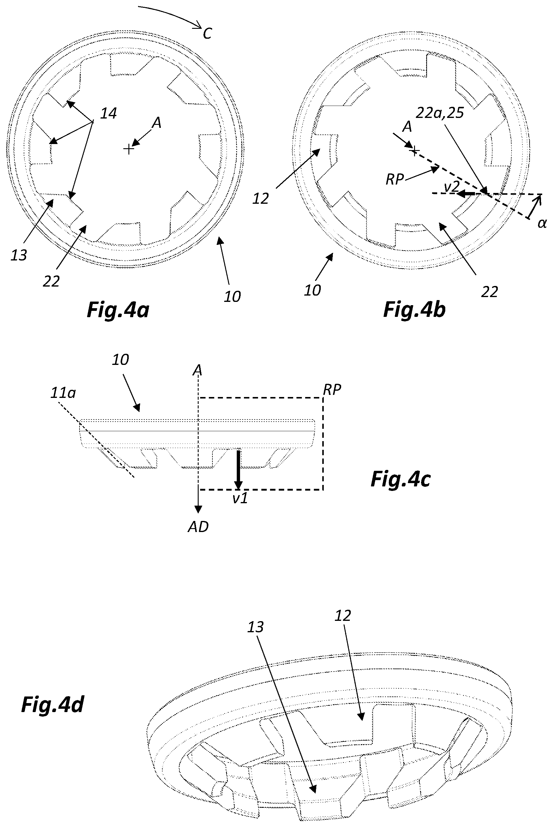 Patent US12104702 Figure 3 – Gasket, fluid flow control valve and method of cleaning such a valve