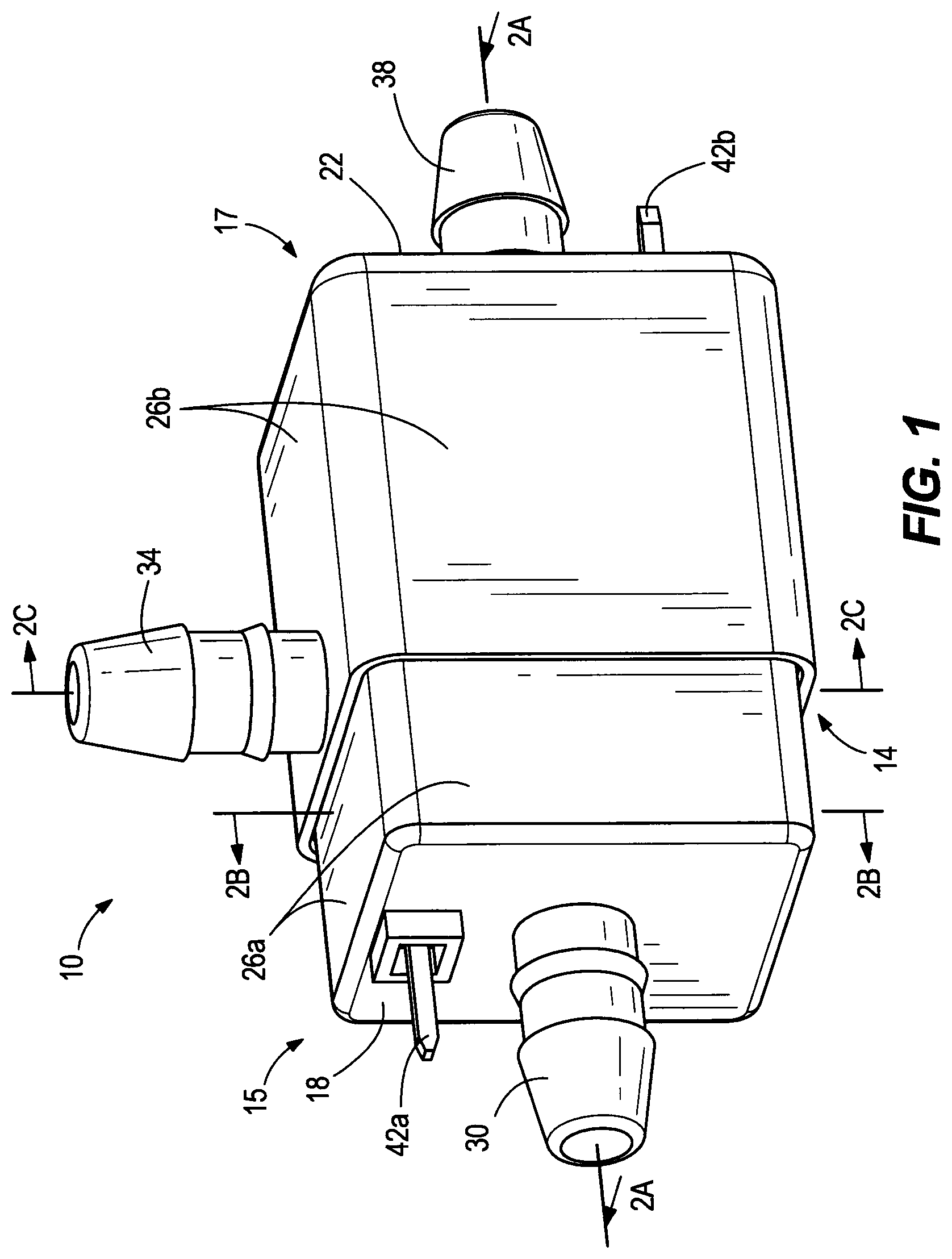 Patent US12104703 Figure 1 – Fluid management system