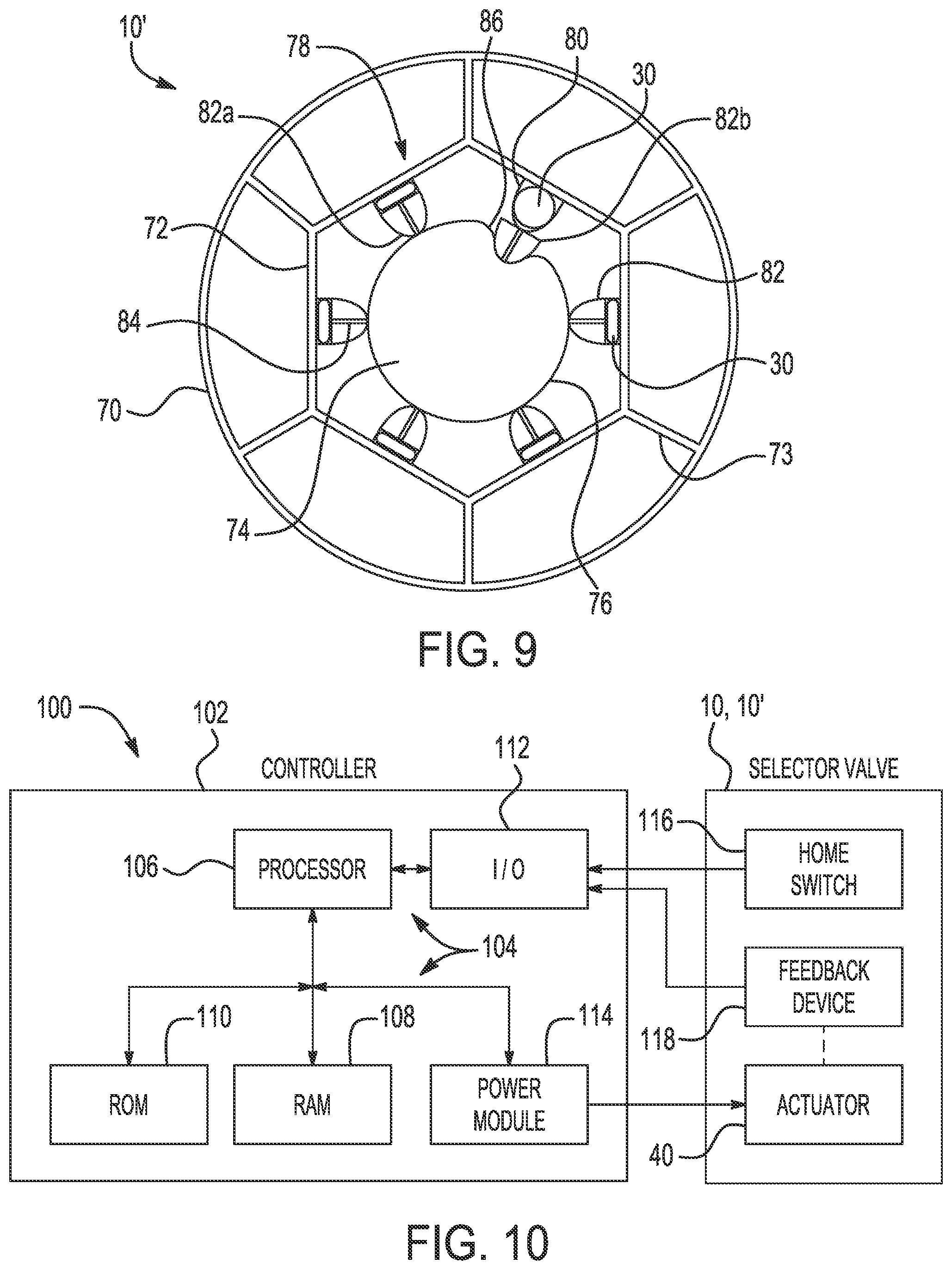 Patent US12104705 Figure 5 – Channel selector valve