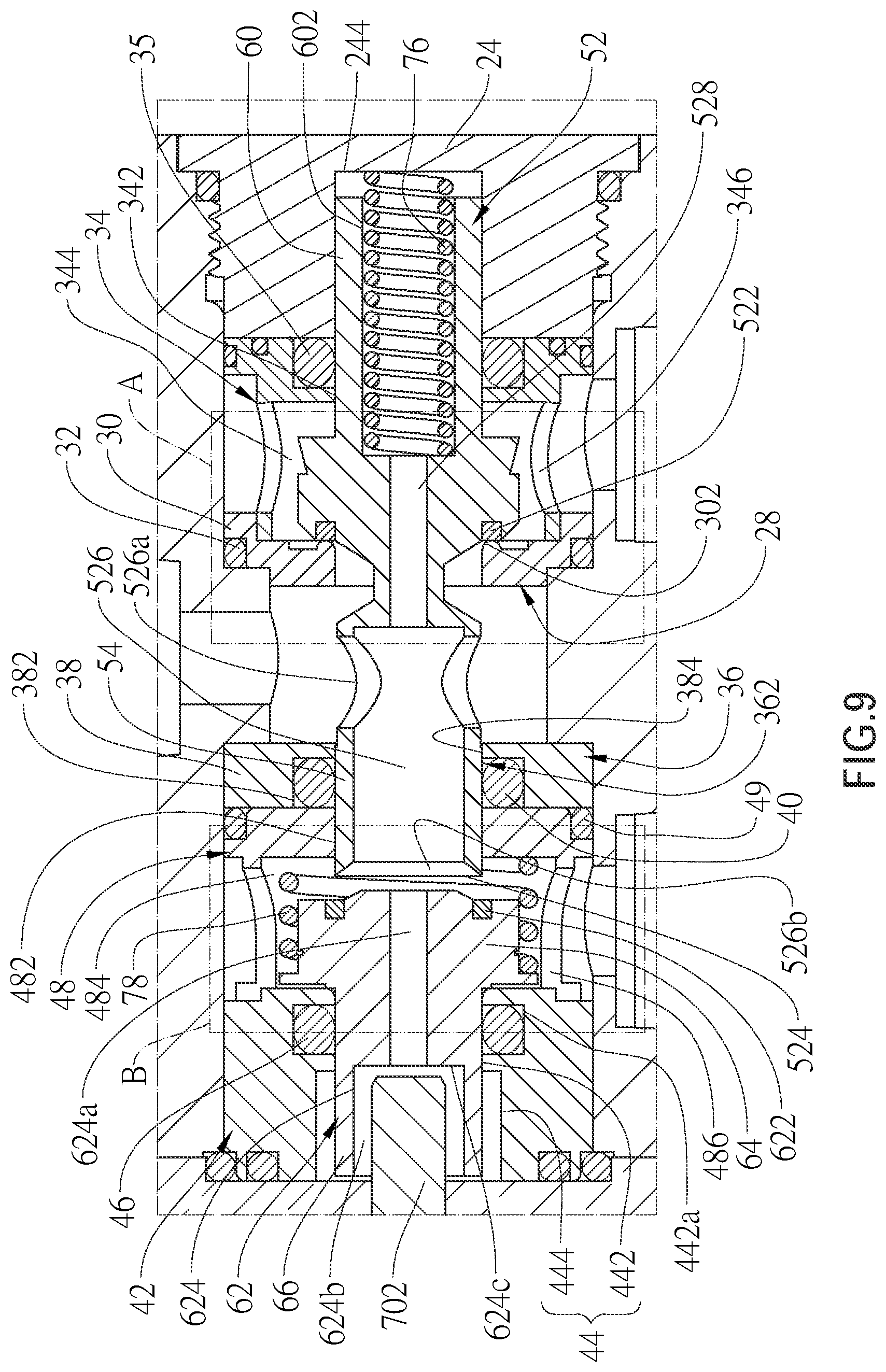 Patent US12104706 Figure 9 – Fluid pressure proportional valve