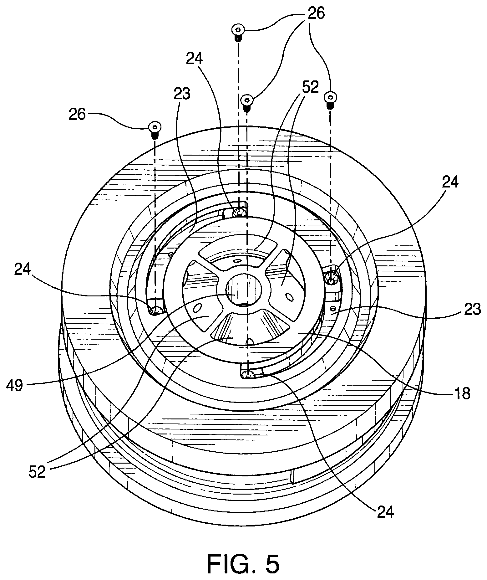 Patent US12104707 Figure 4 – High pressure axial flow check valve