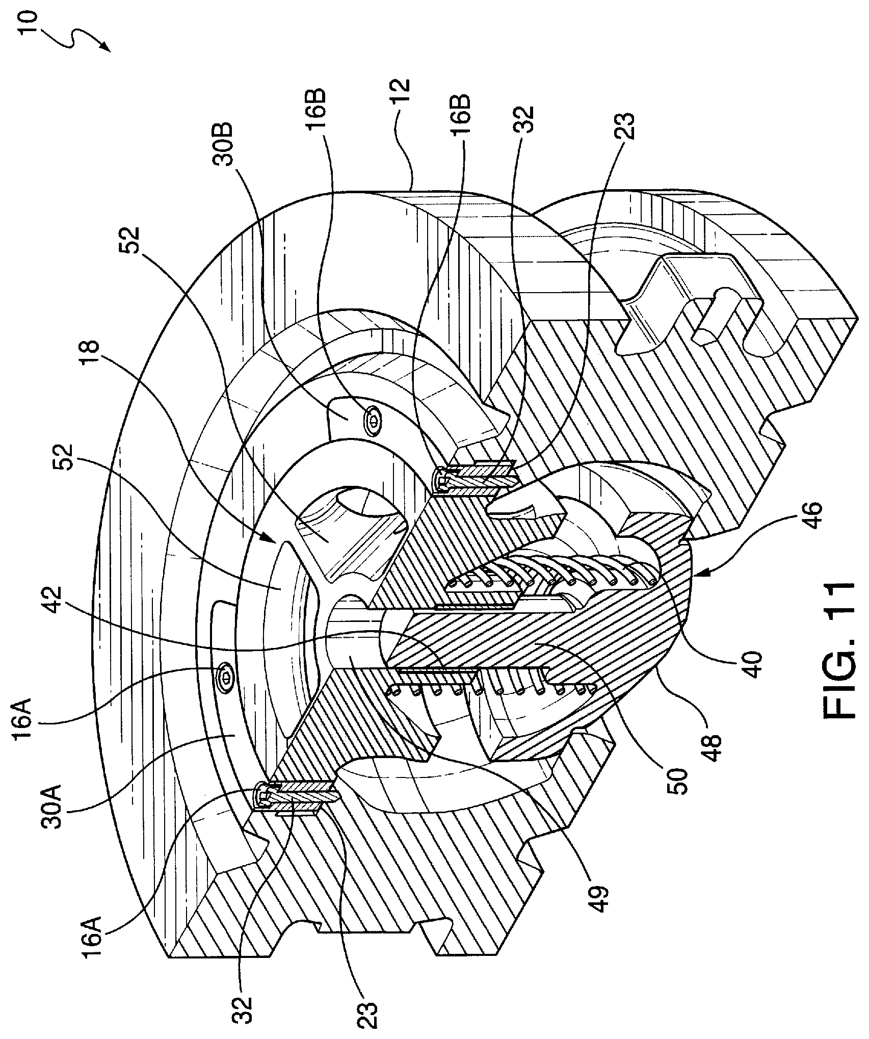 Patent US12104707 Figure 10 – High pressure axial flow check valve
