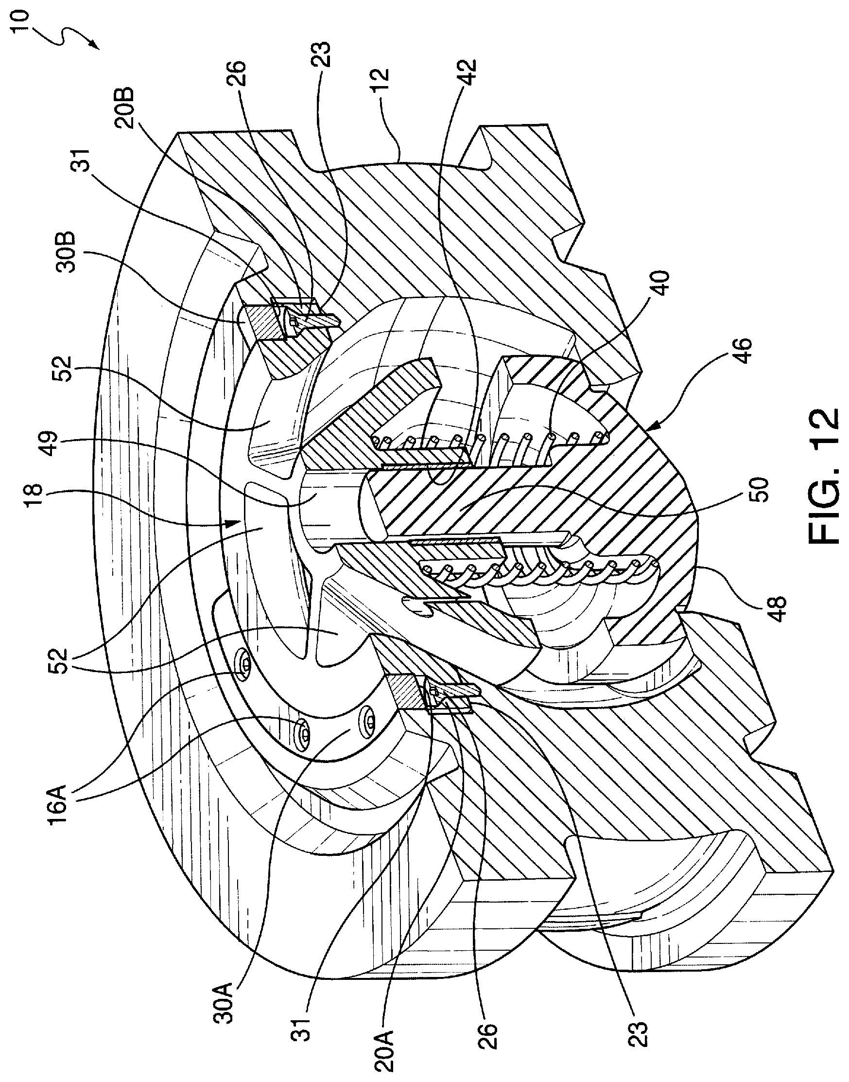Patent US12104707 Figure 11 – High pressure axial flow check valve