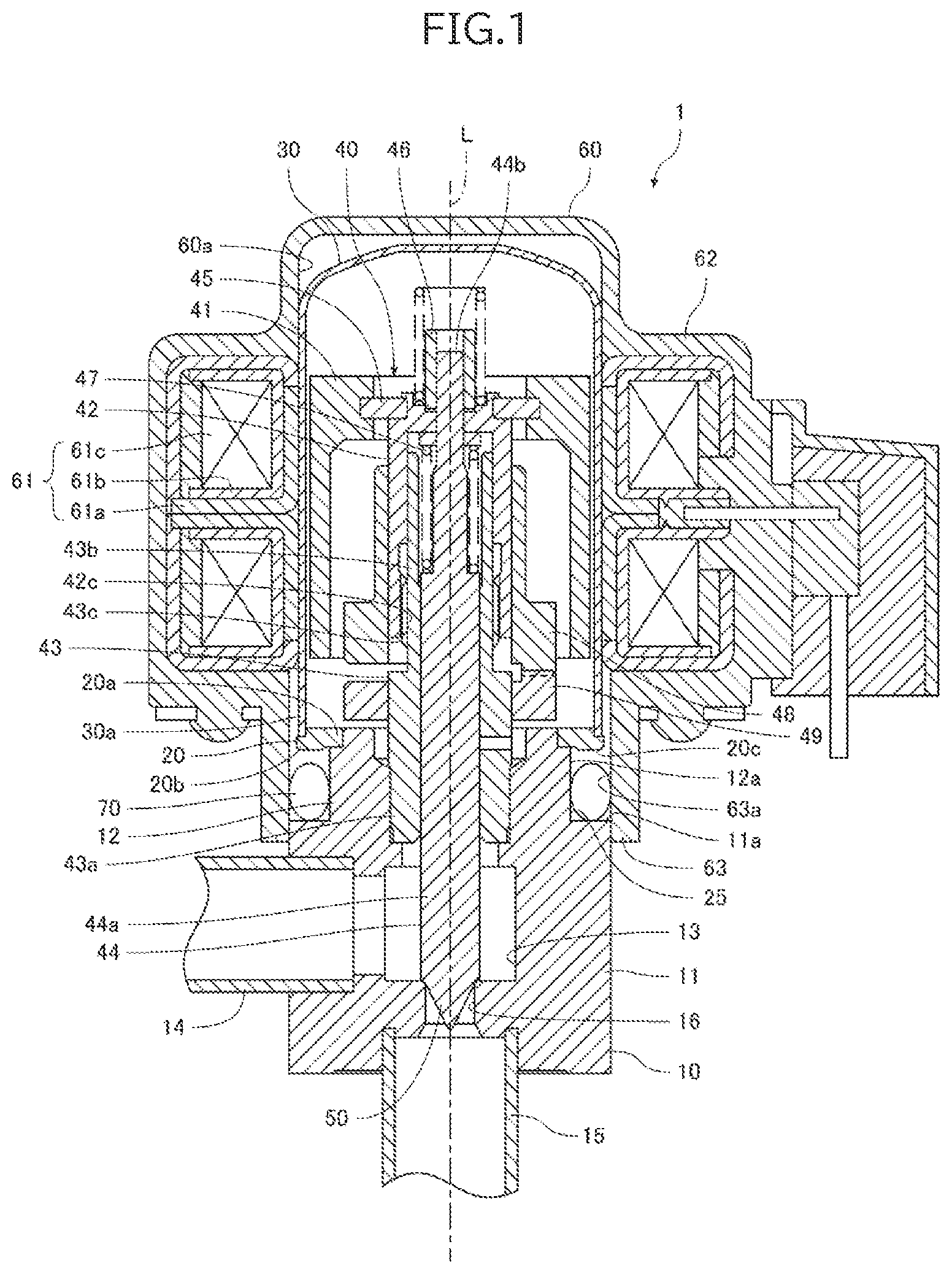 Patent US12104709 Figure 1 – Electric valve