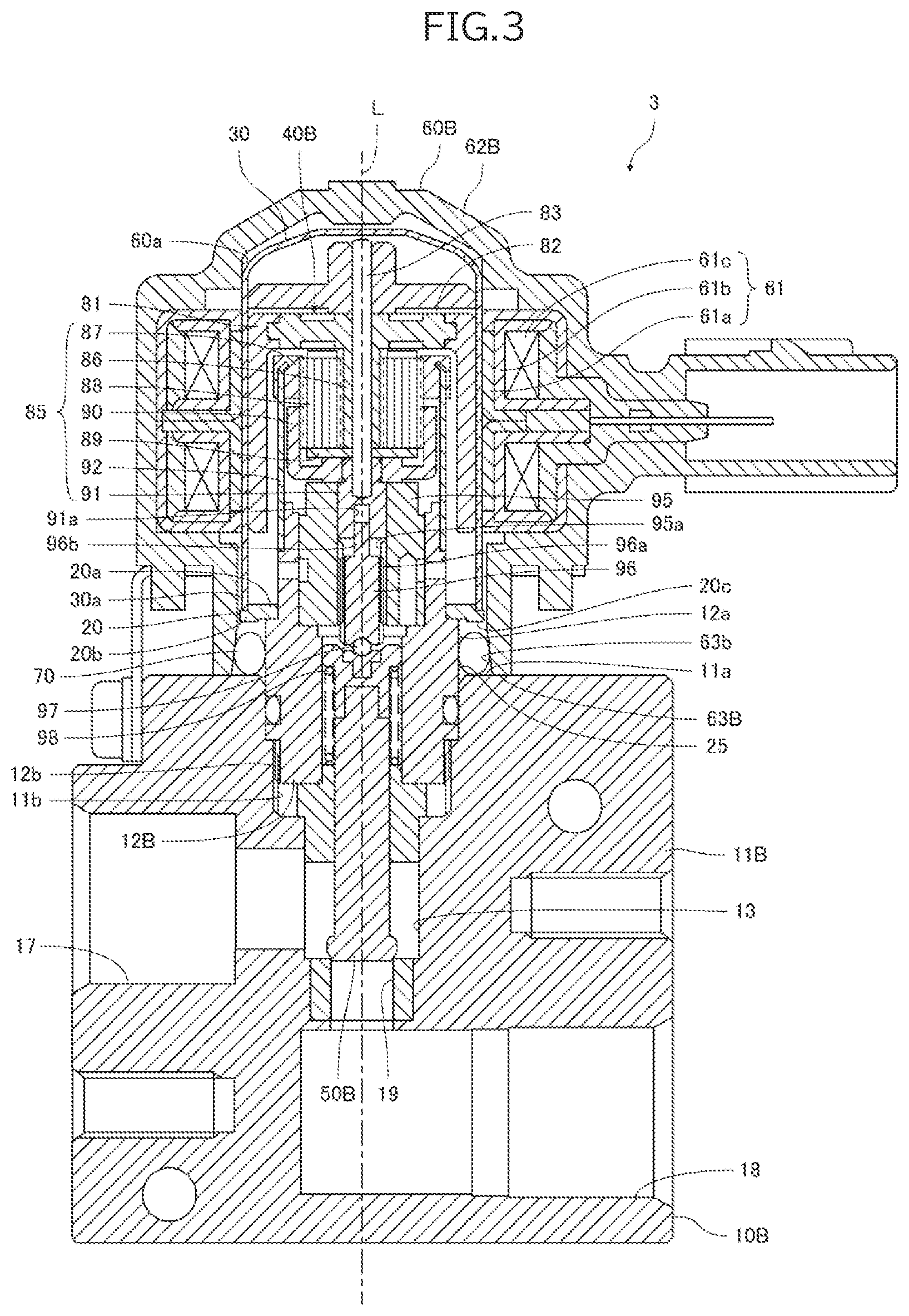 Patent US12104709 Figure 3 – Electric valve