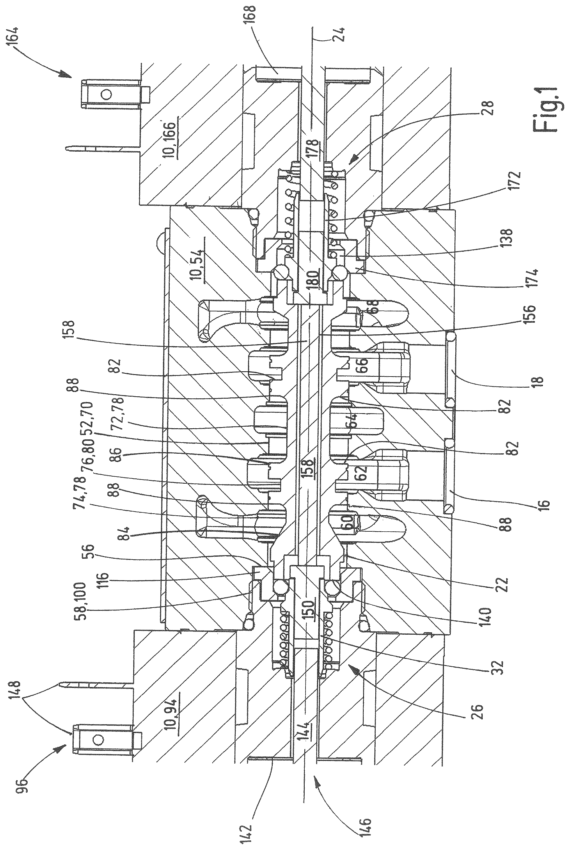 Patent US12104711 — Valve device — Figure 1