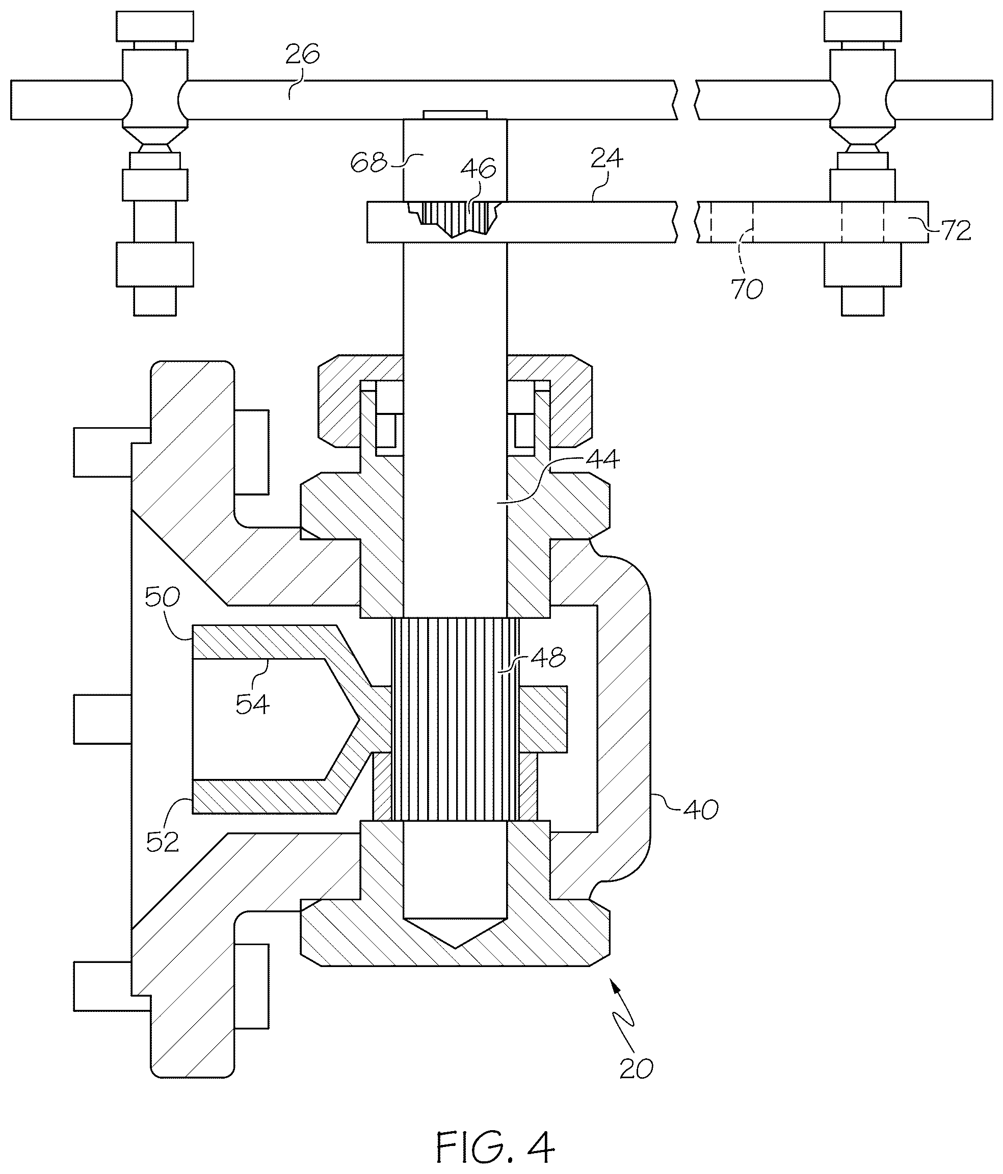 Patent US12104712 Figure 4 – Lever operated dump valve with improved accuracy