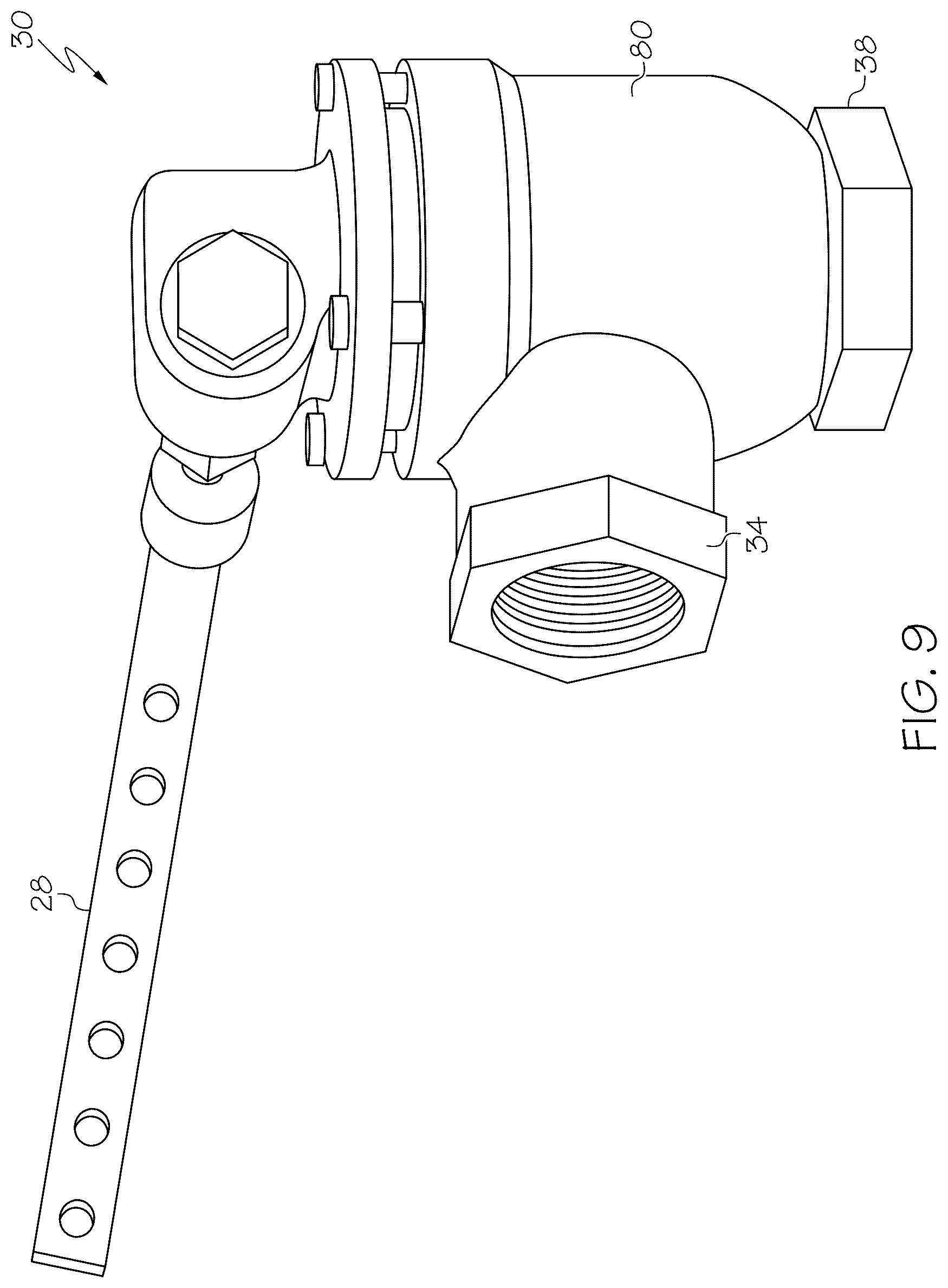 Patent US12104712 Figure 7 – Lever operated dump valve with improved accuracy