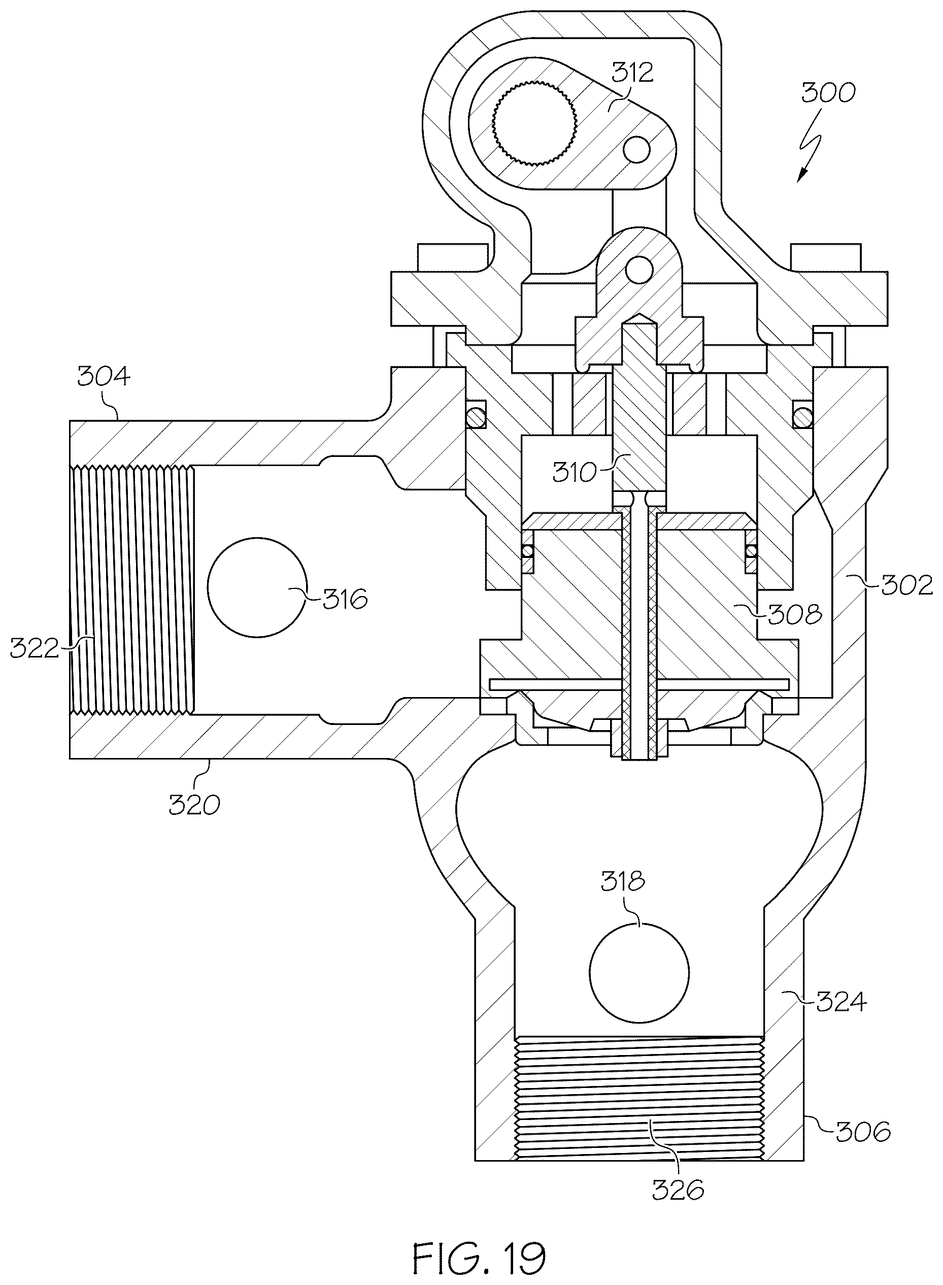 Patent US12104712 Figure 13 – Lever operated dump valve with improved accuracy