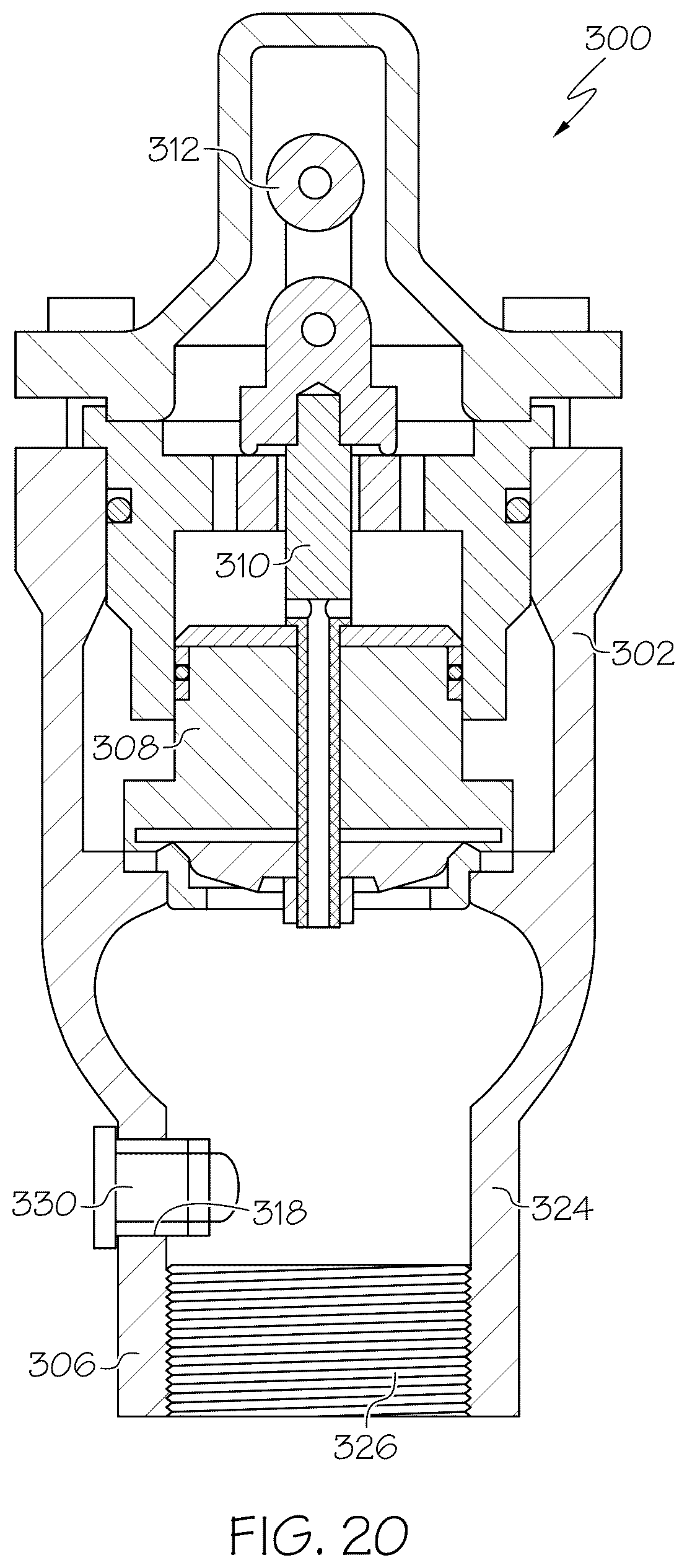 Patent US12104712 Figure 14 – Lever operated dump valve with improved accuracy