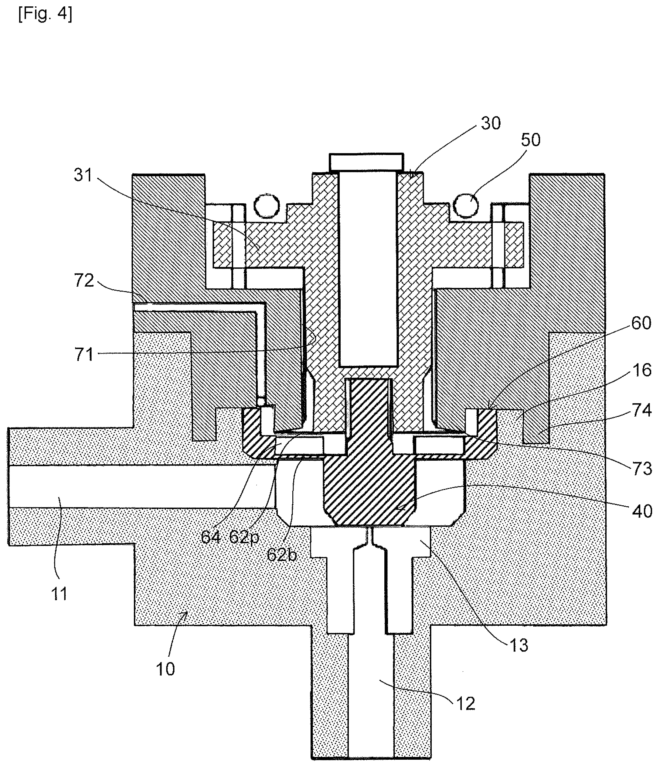 Patent US12104713 Figure 4 – Diaphragm valve