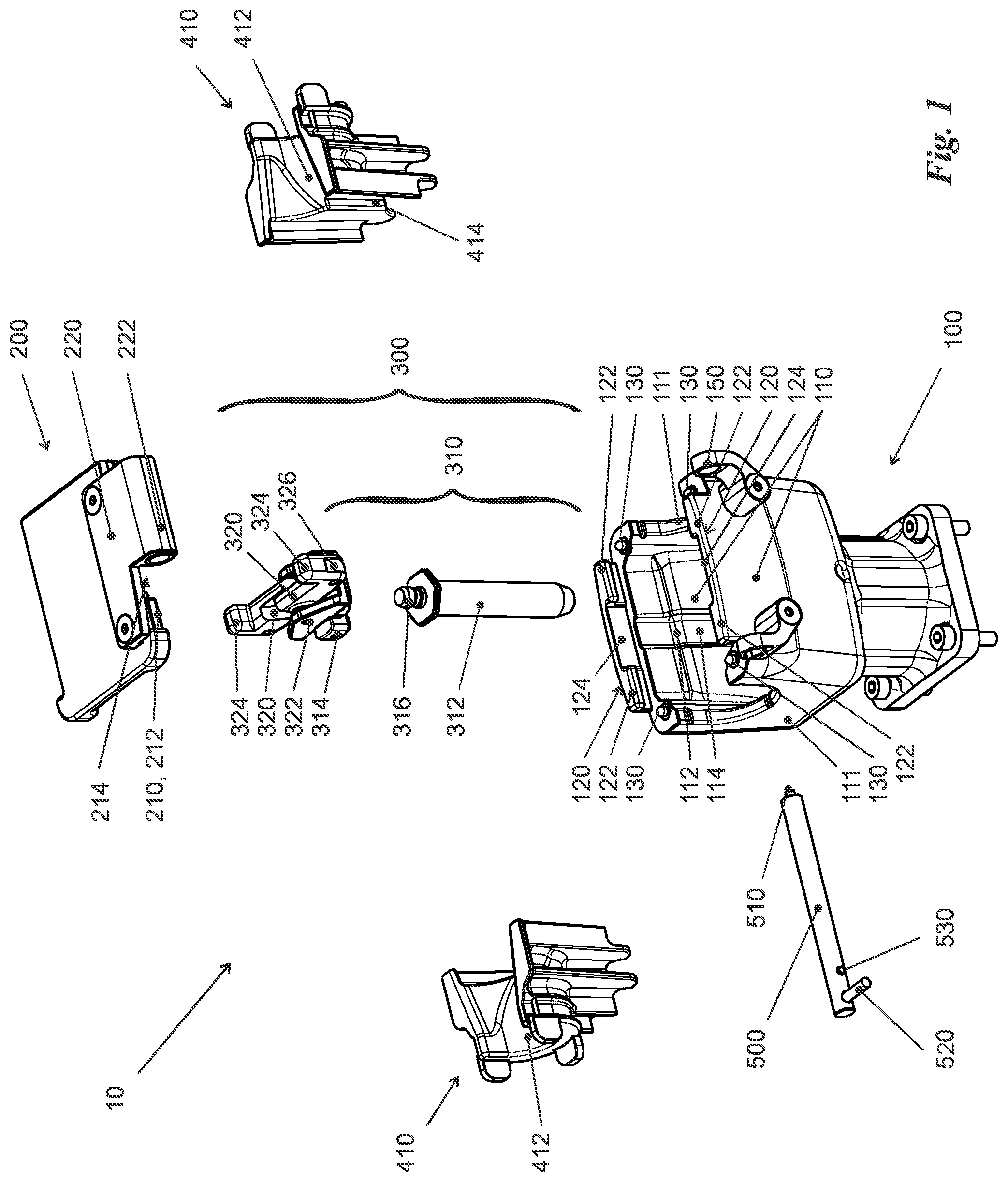 Patent US12104716 Figure 1 – Pinch valve