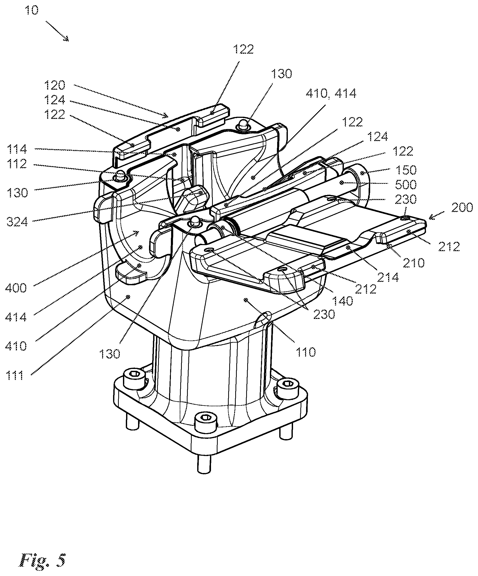 Patent US12104716 Figure 5 – Pinch valve