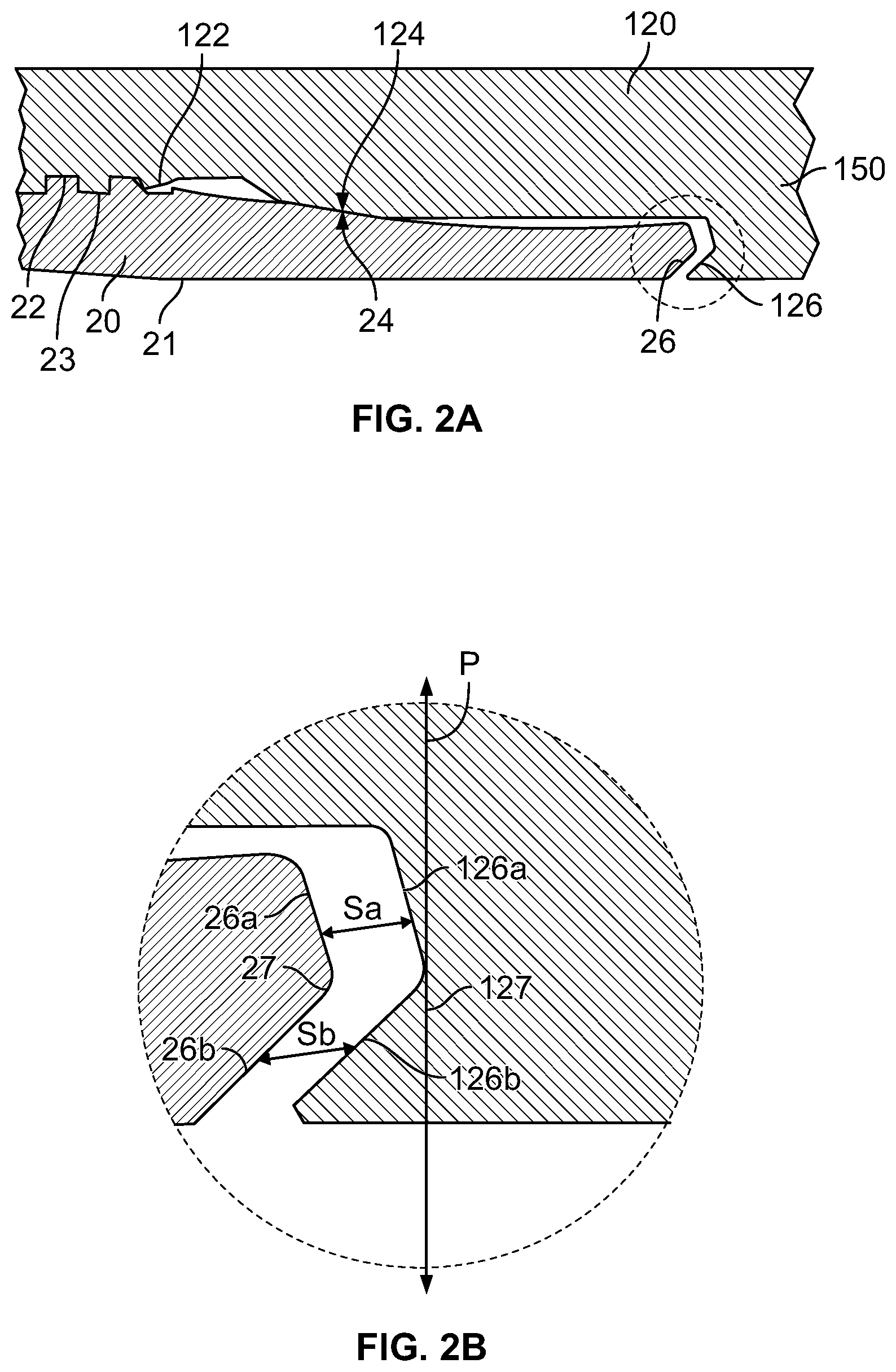 Patent US12104720 Figure 3 – Torque shoulder of a premium connection
