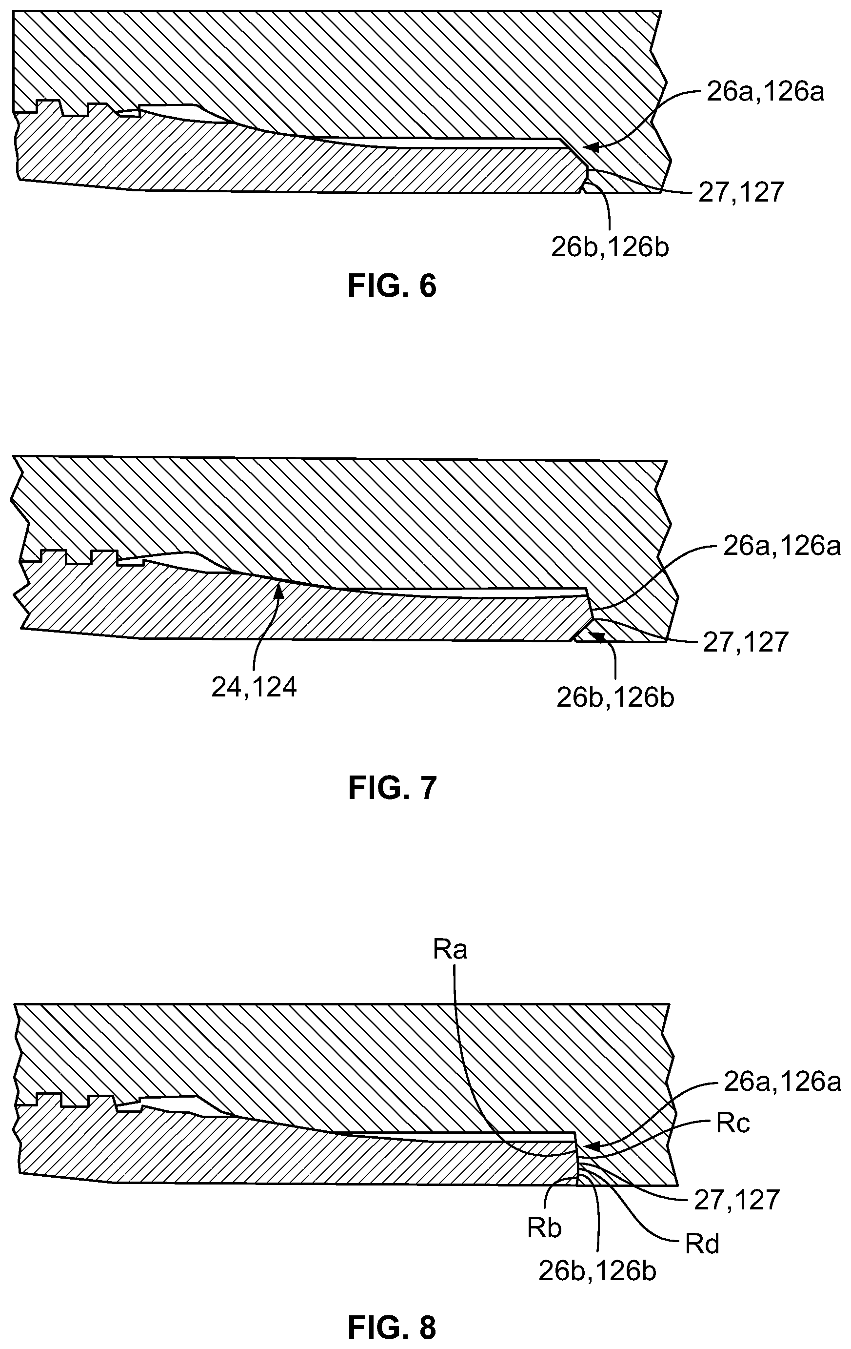 Patent US12104720 Figure 6 – Torque shoulder of a premium connection