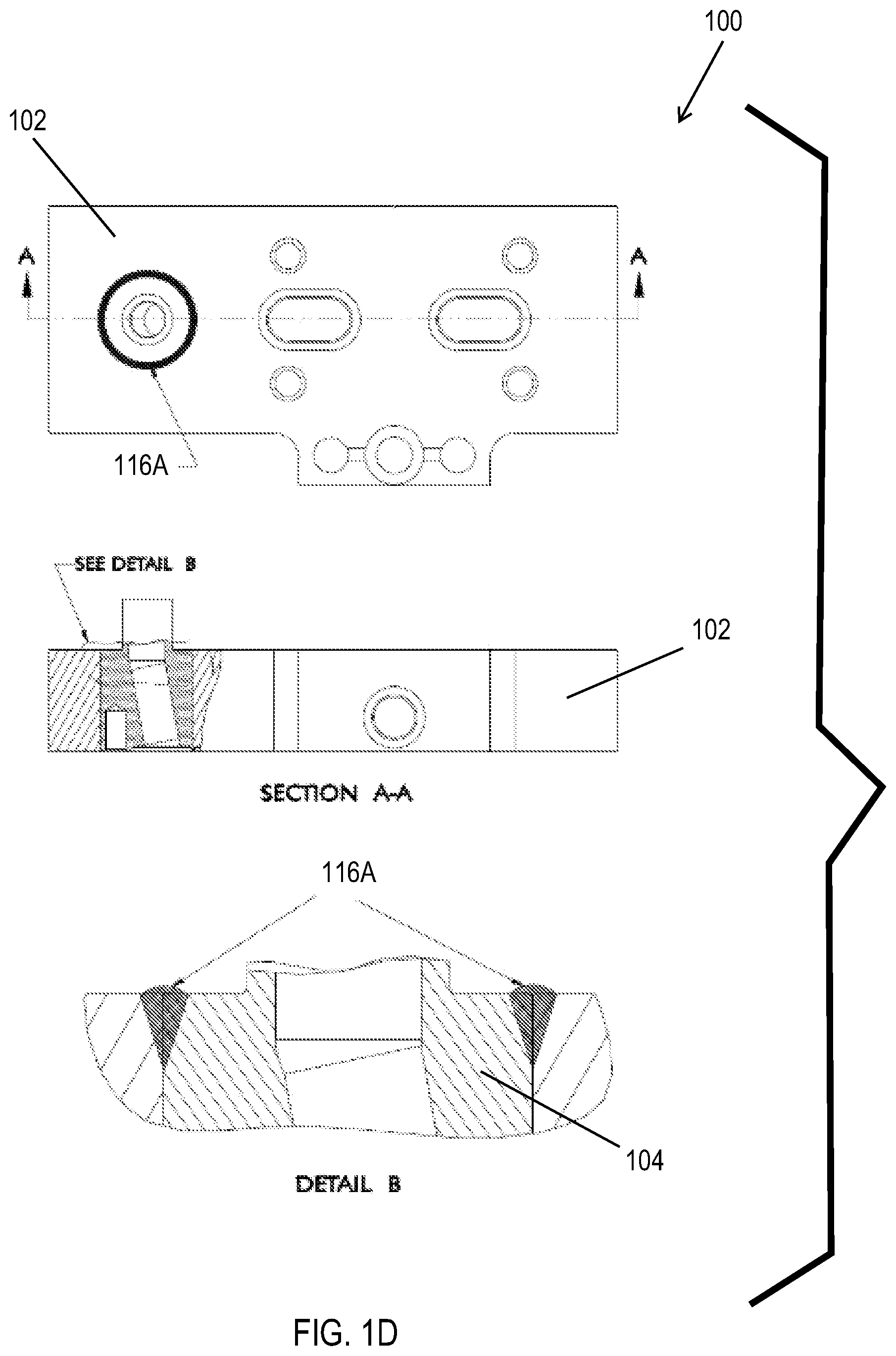 Patent US12104721 Figure 4 – Universal tube stub plug with seal port