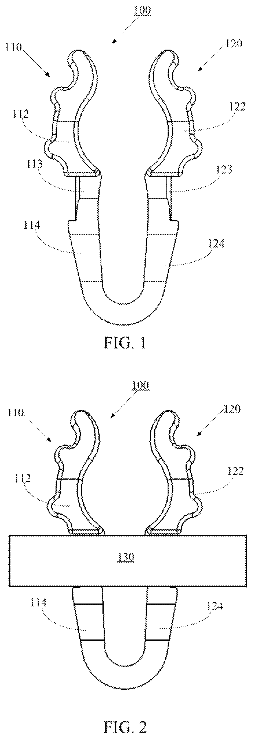 Patent US12104725 — Cable fixing device and antenna — Figure 1