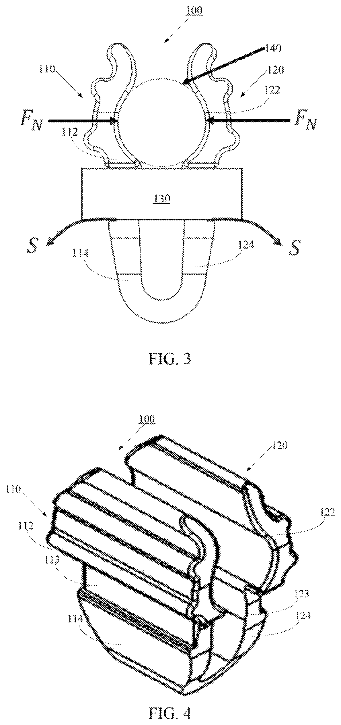 Patent US12104725 Figure 2 – Cable fixing device and antenna