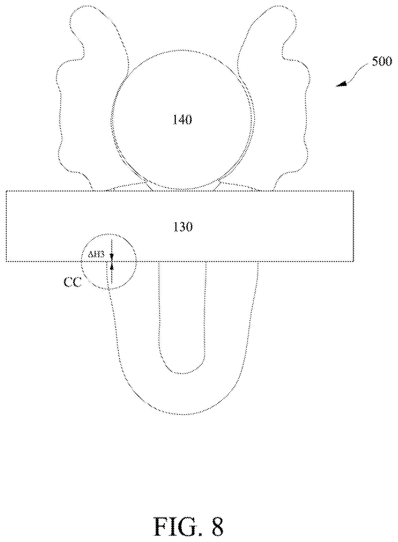 Patent US12104725 Figure 7 – Cable fixing device and antenna