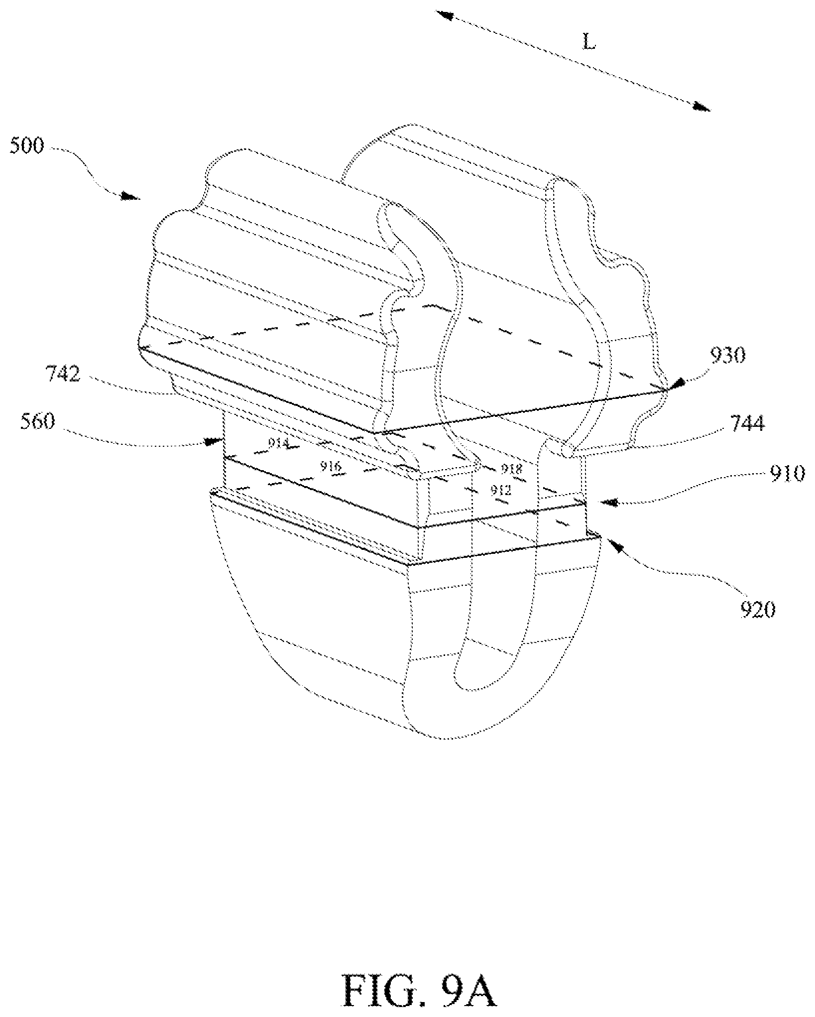Patent US12104725 Figure 8 – Cable fixing device and antenna