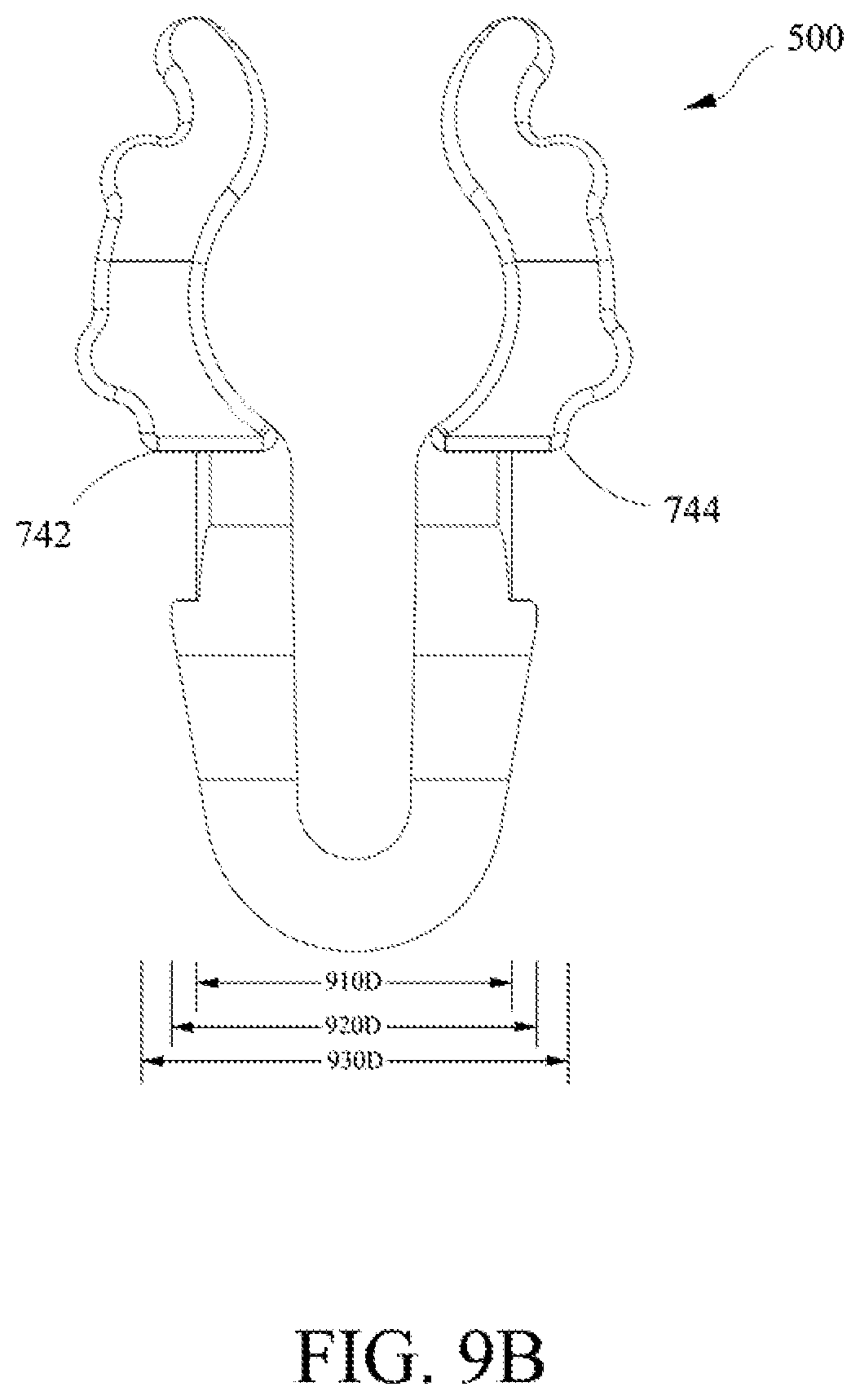 Patent US12104725 Figure 9 – Cable fixing device and antenna