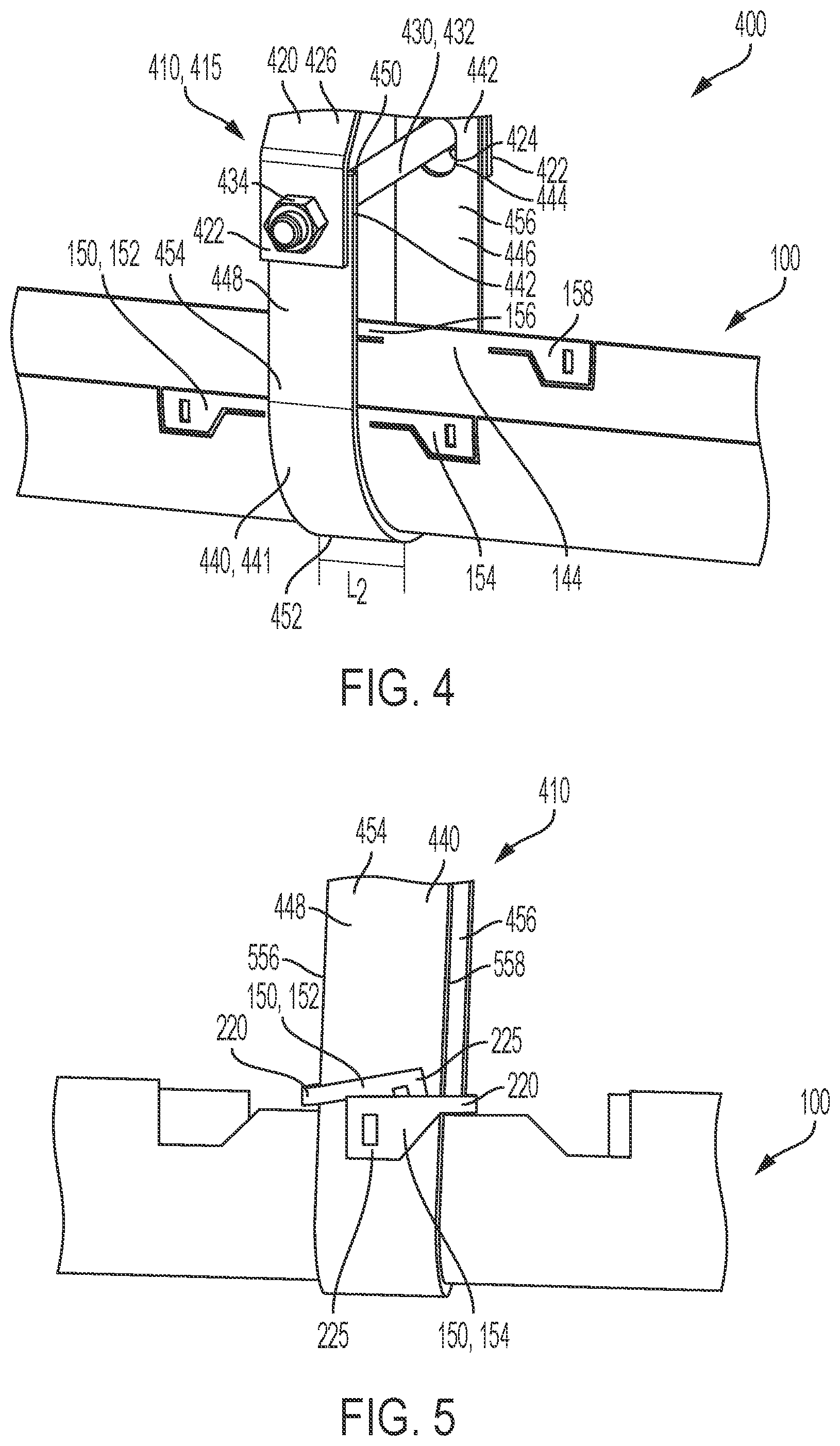 Patent US12104726 Figure 3 – Lockable pipe shield