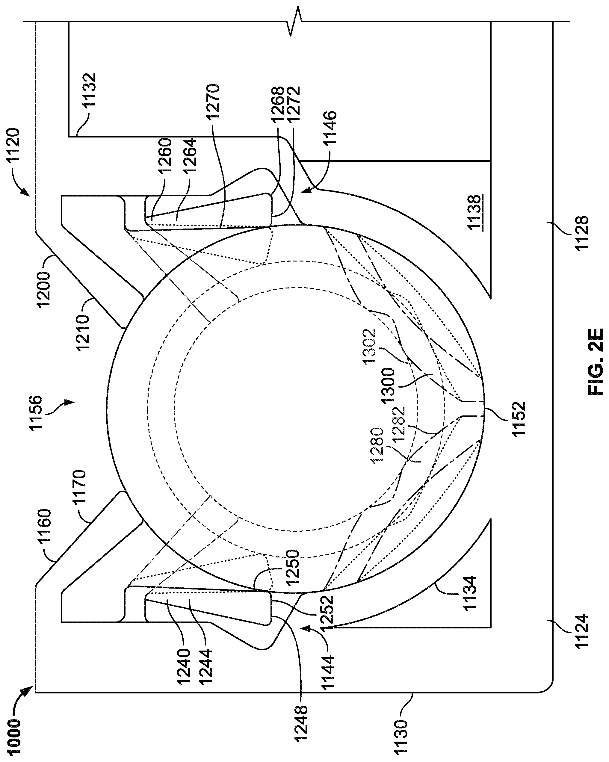 Patent US12104727 Figure 10 – Line retainer