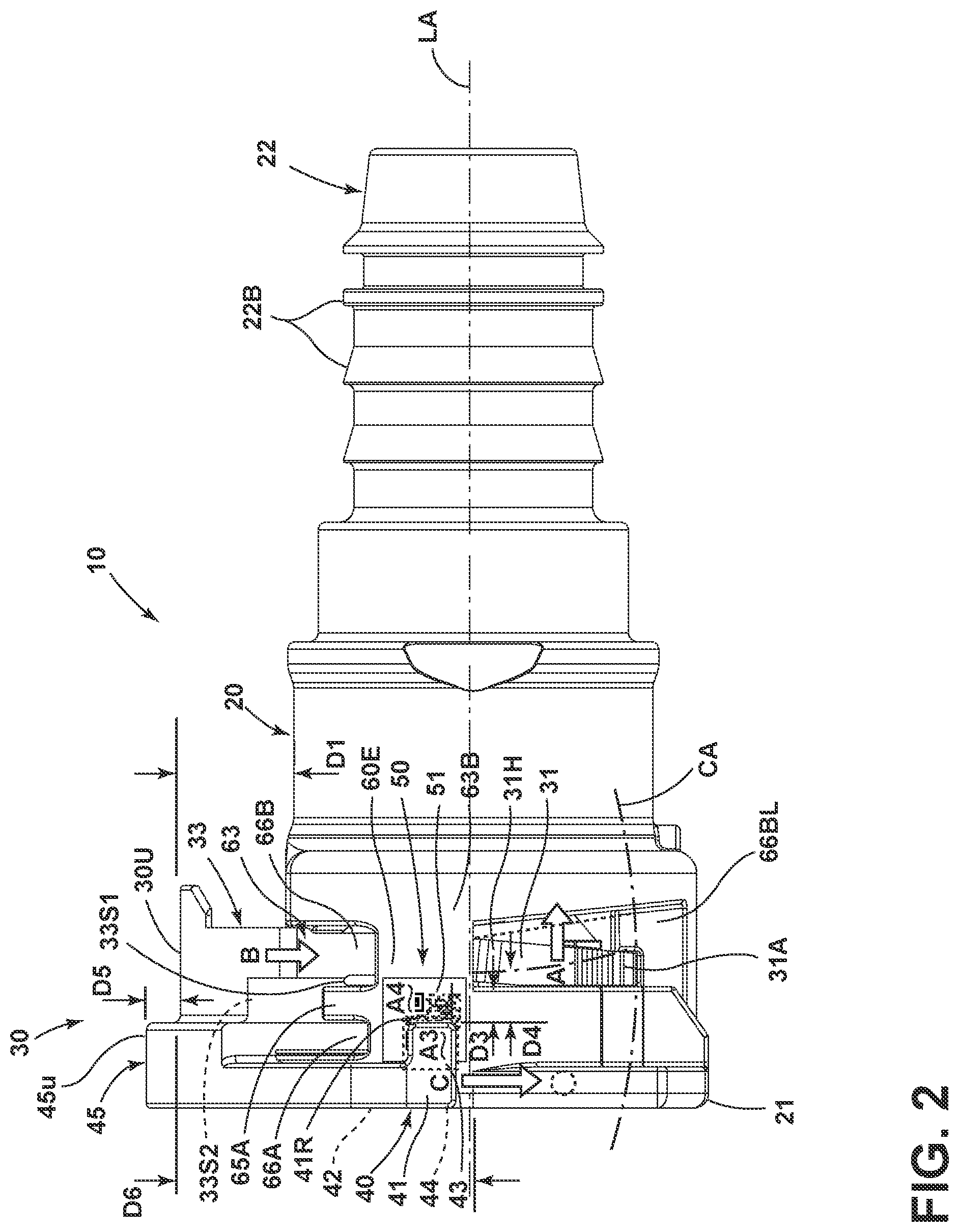 Patent US12104729 Figure 2 – Quick connector verification system and related method of use