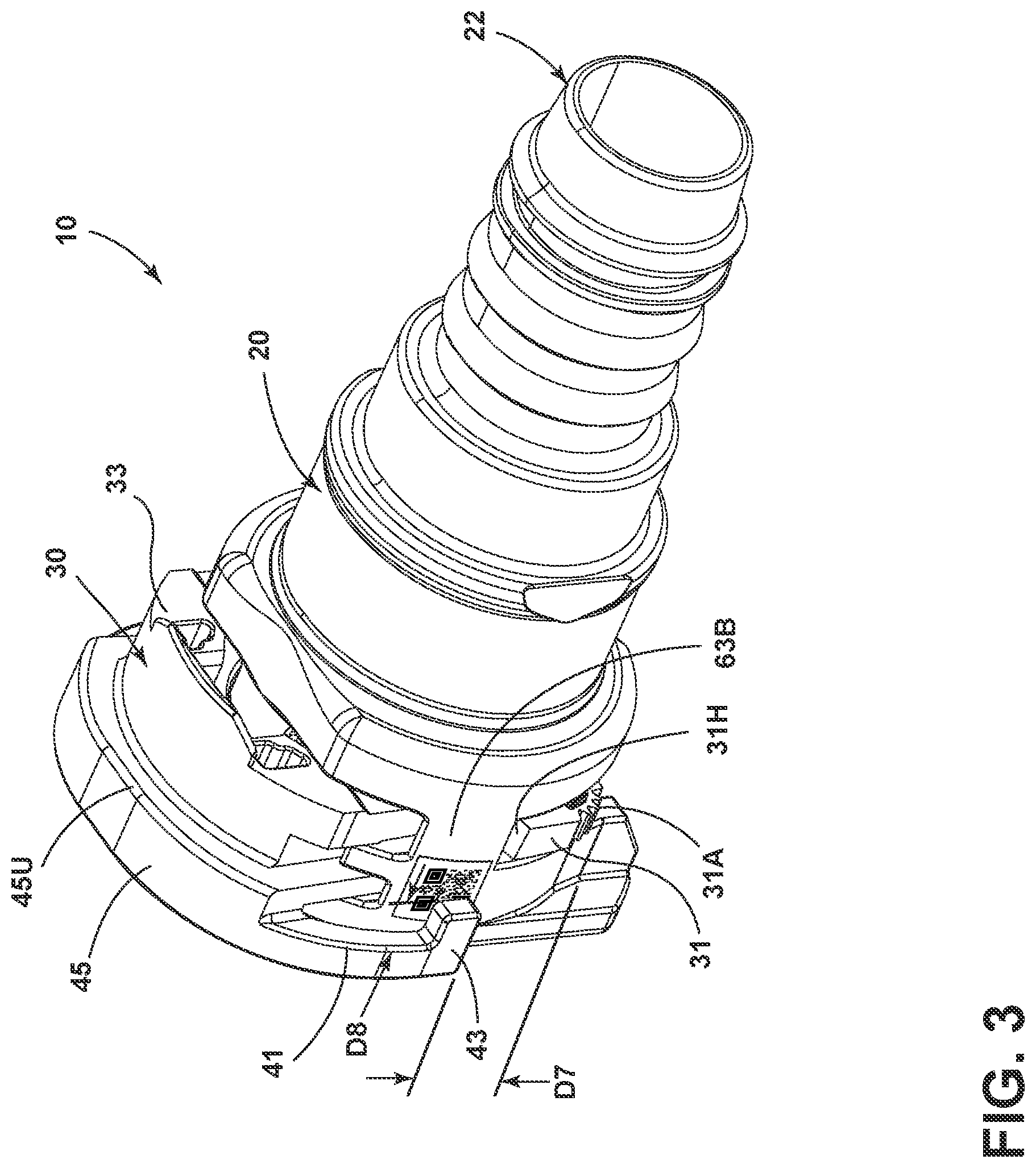Patent US12104729 Figure 3 – Quick connector verification system and related method of use
