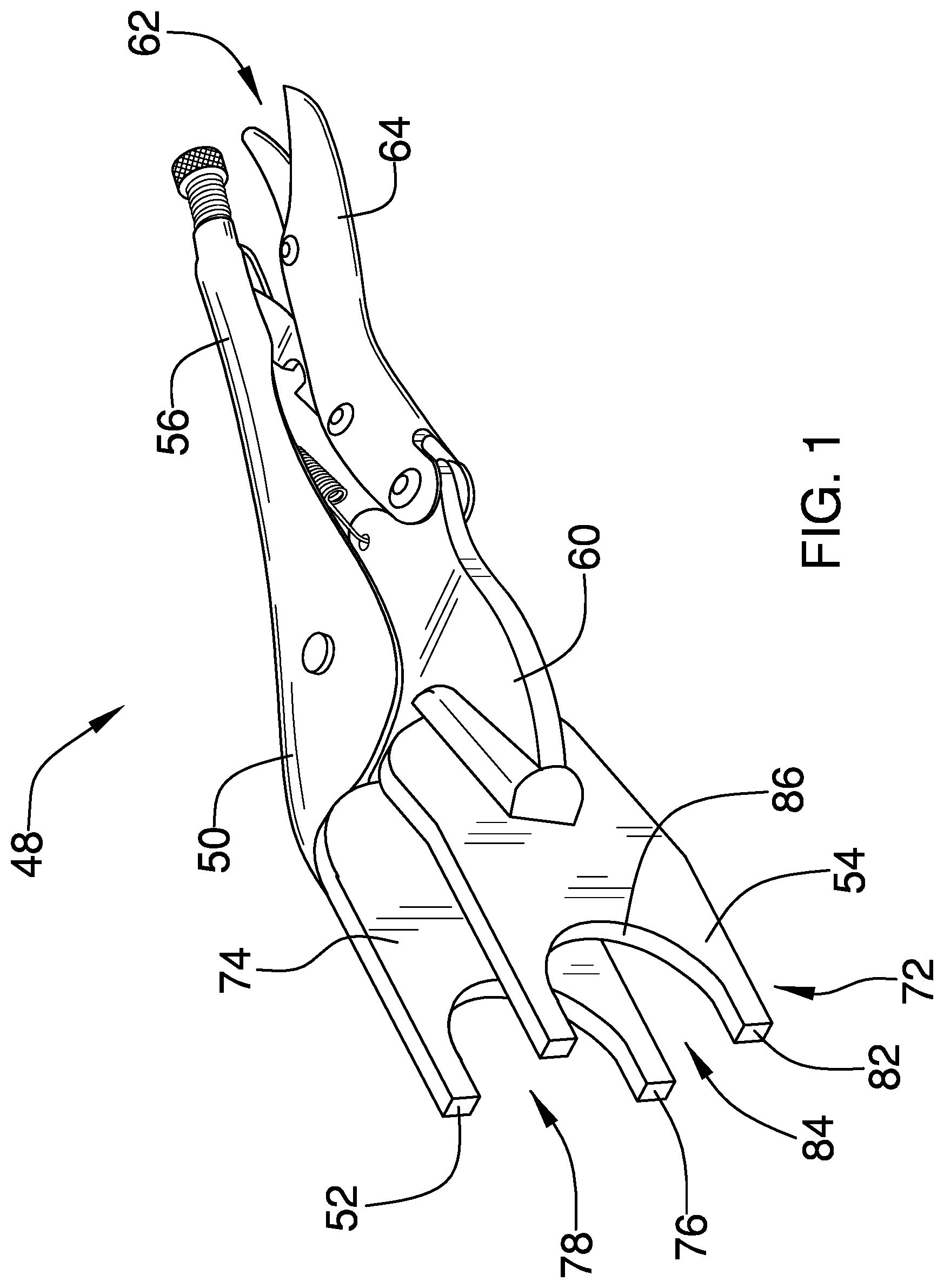 Patent US12104731 Figure 1 – Push fit pipe fitting removal tool