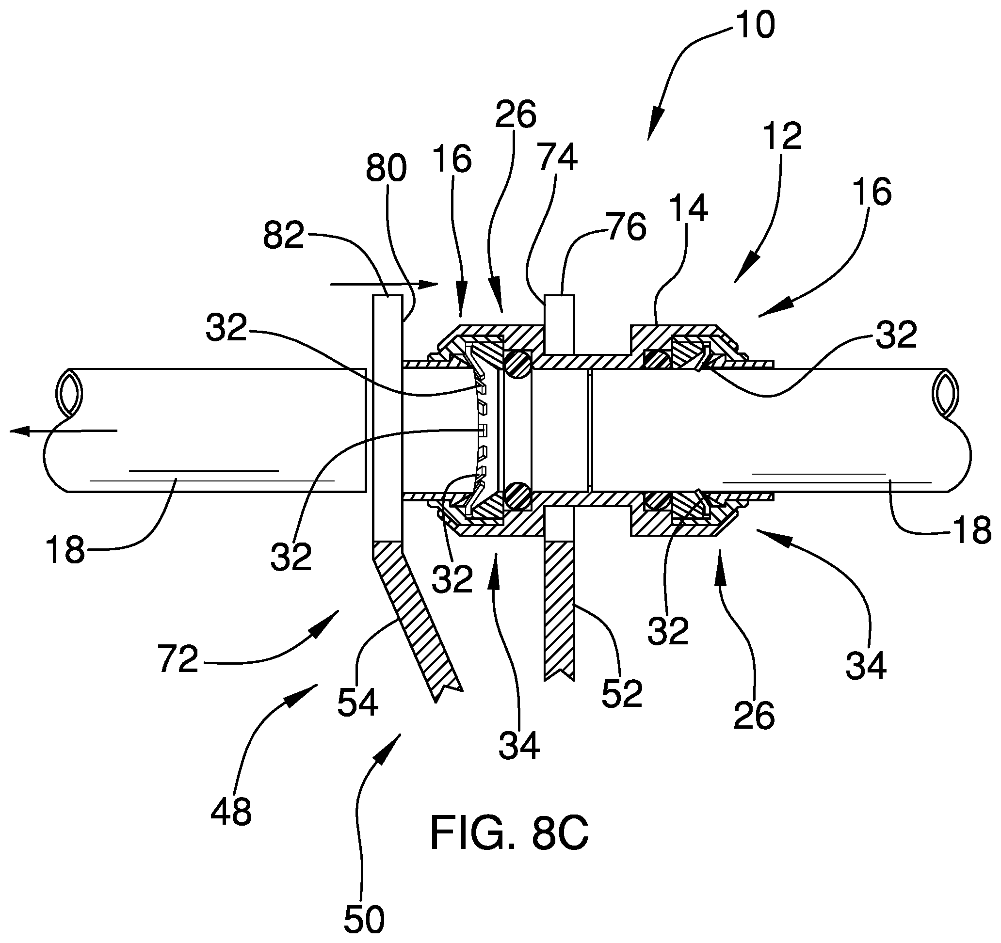 Patent US12104731 Figure 8 – Push fit pipe fitting removal tool