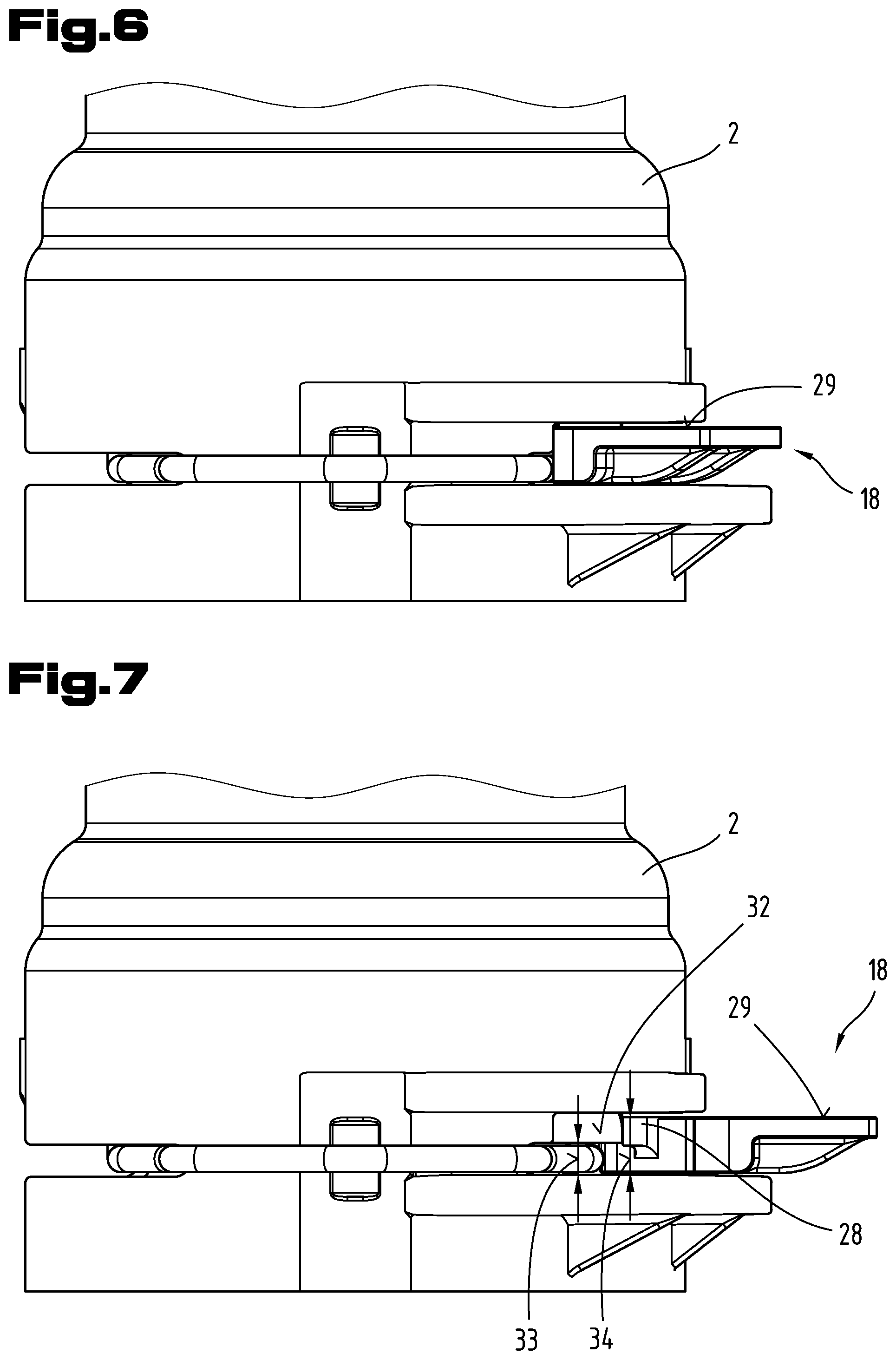 Patent US12104732 Figure 6 – Plug-in connector for connecting pipes for liquid or gaseous media