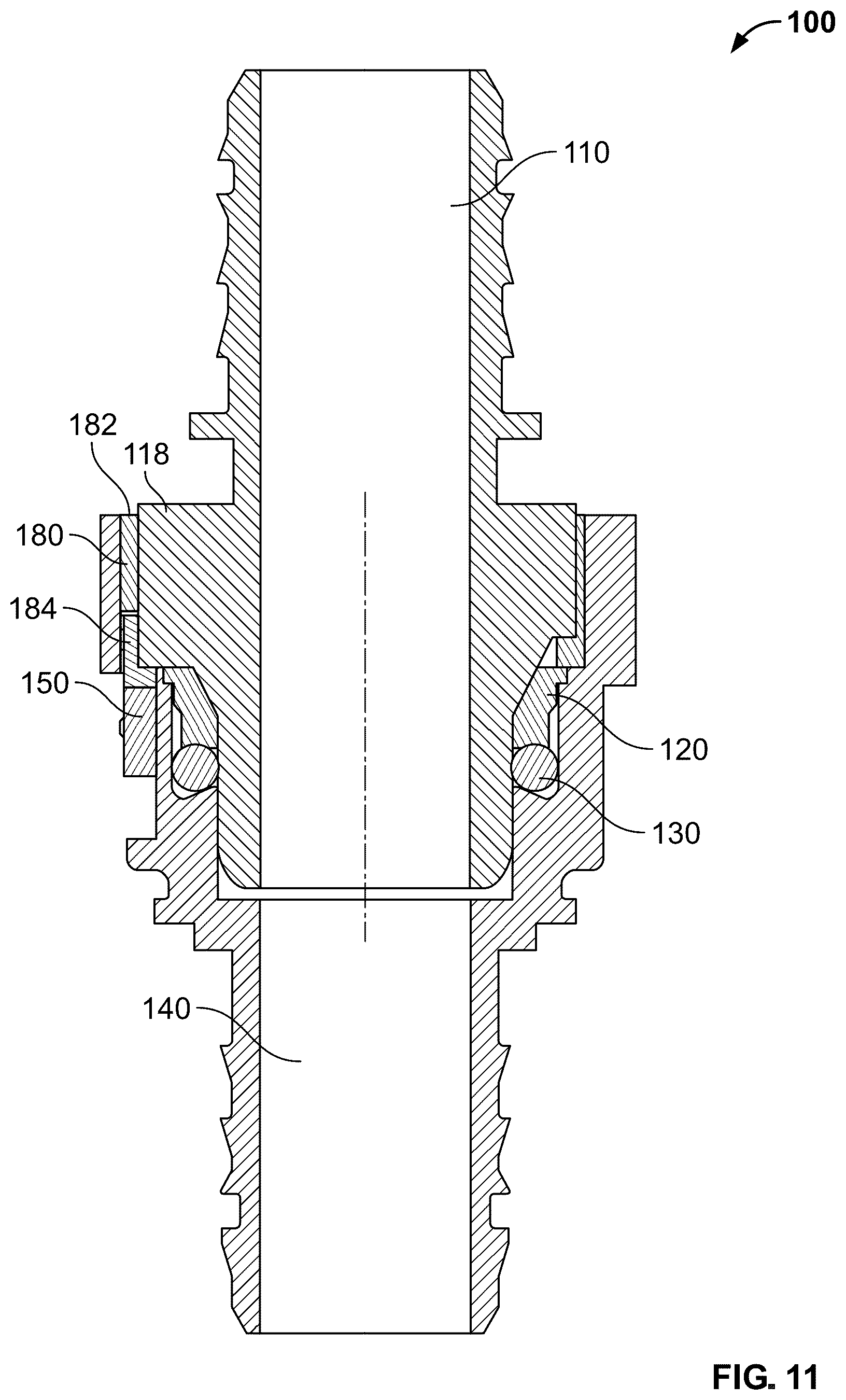 Patent US12104733 Figure 9 – VDA connector assembly with verification
