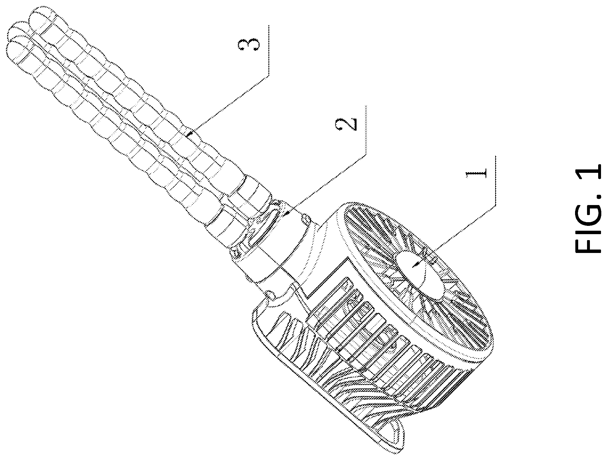 Patent US12104743 Figure 1 – Fan with double easy-installing buckles