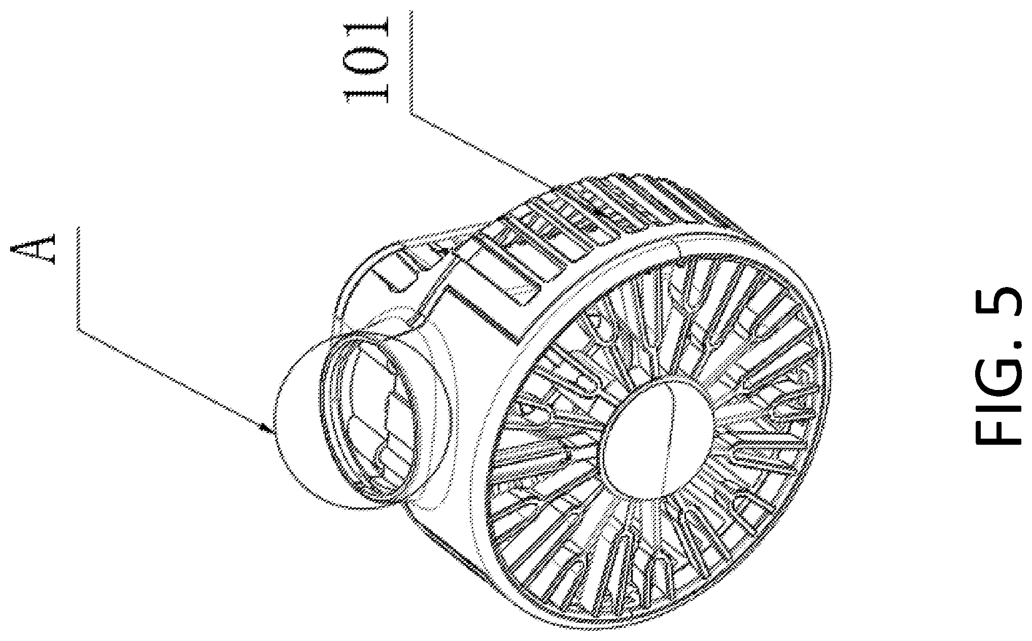Patent US12104743 Figure 5 – Fan with double easy-installing buckles