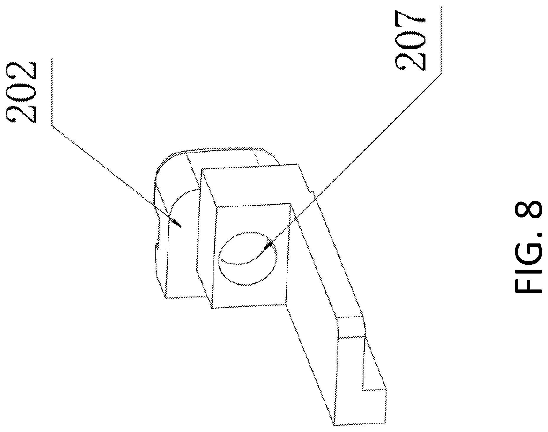 Patent US12104743 Figure 8 – Fan with double easy-installing buckles