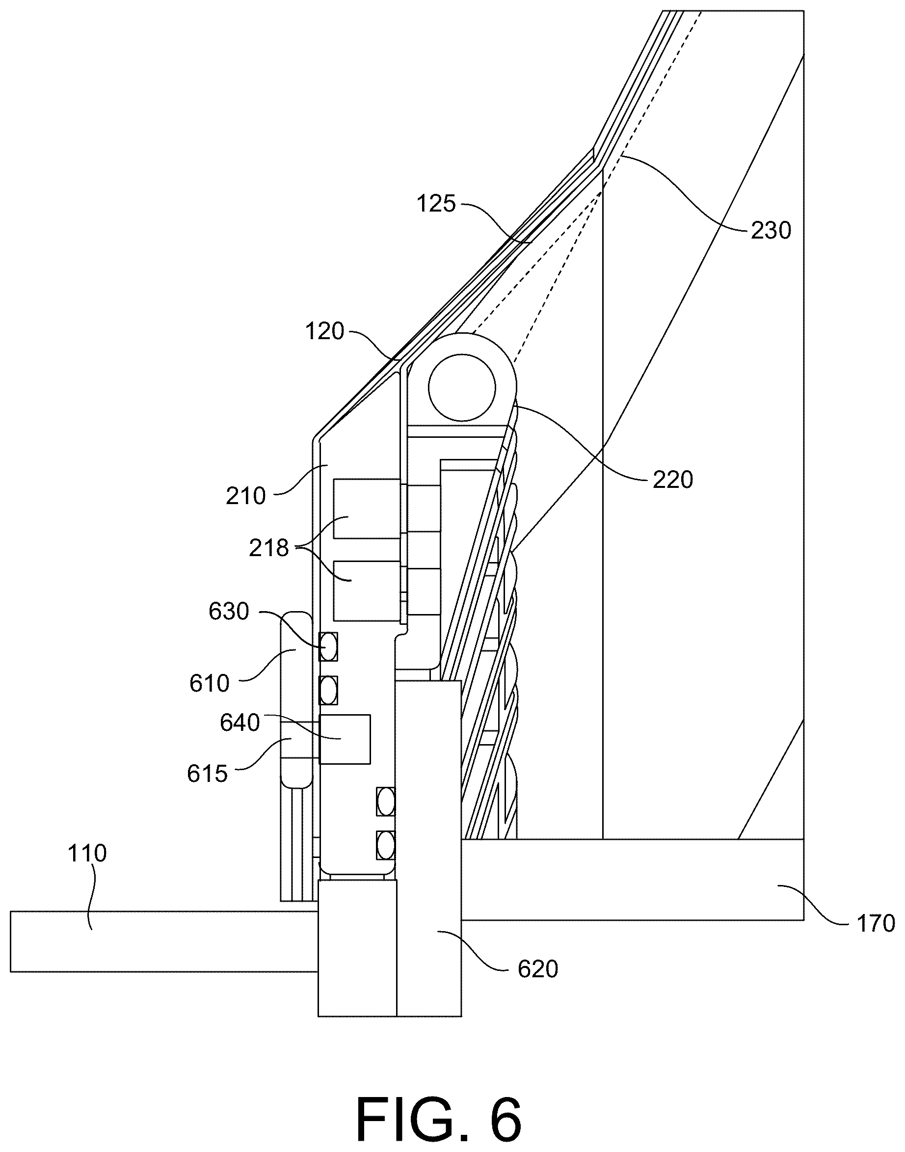 Patent US12104745 Figure 7 – Mounting flange and bracket for a space habitat