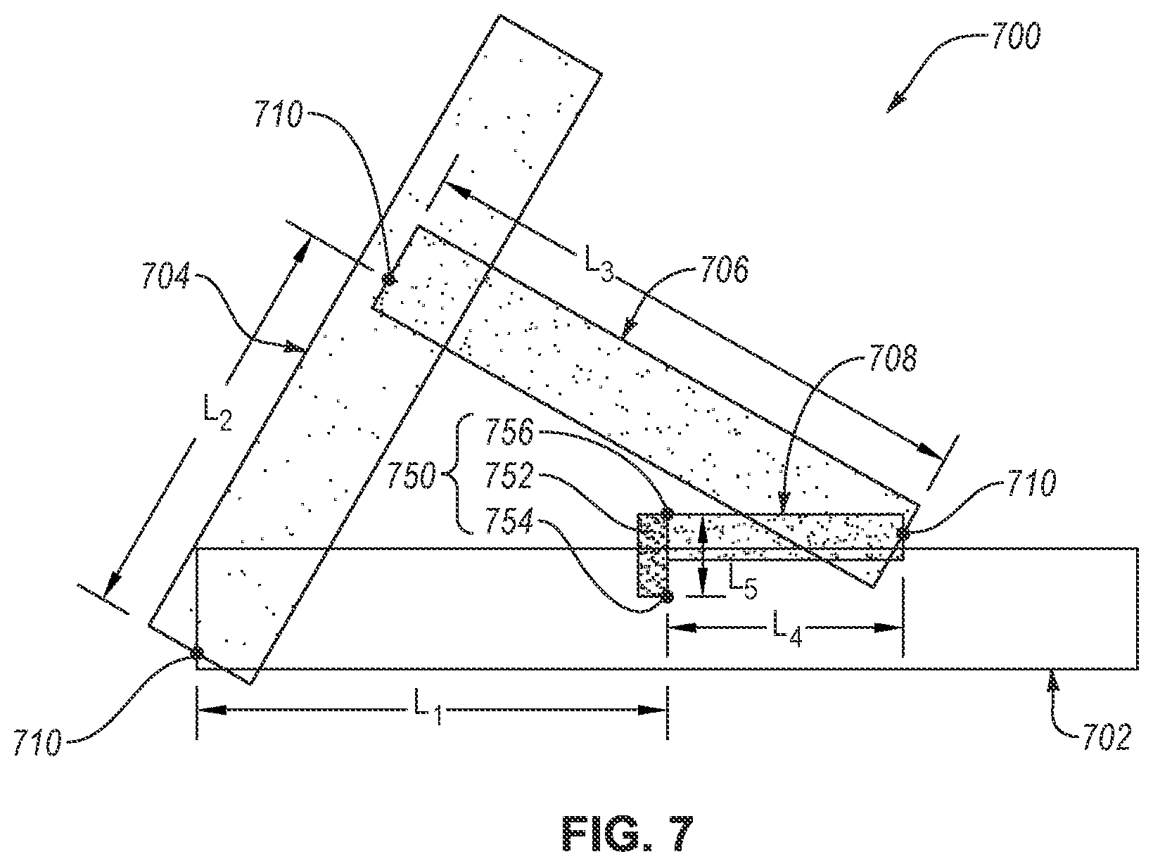 Patent US12104746 Figure 7 – Deployable structures, methods including the same and systems including the same