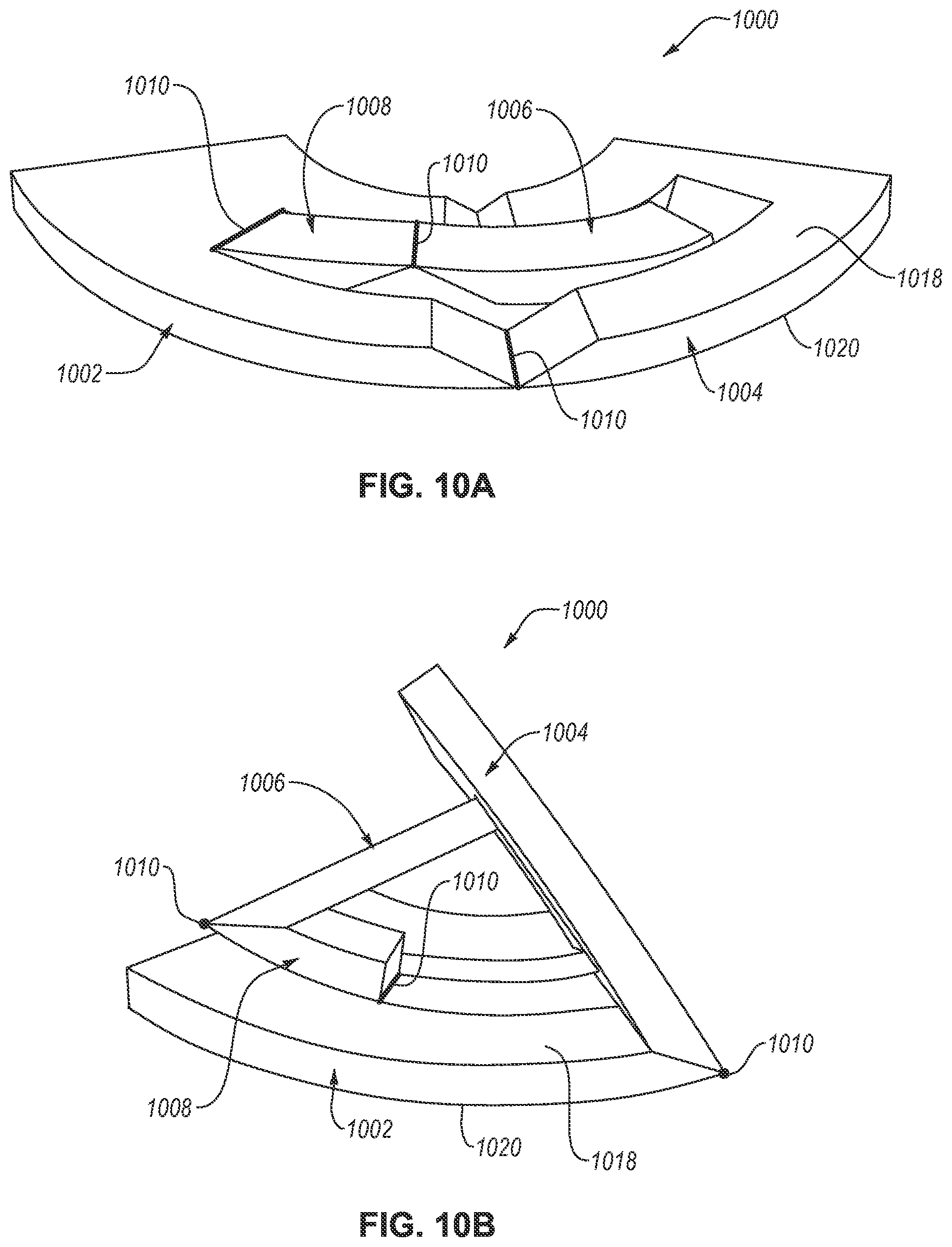 Patent US12104746 Figure 10 – Deployable structures, methods including the same and systems including the same