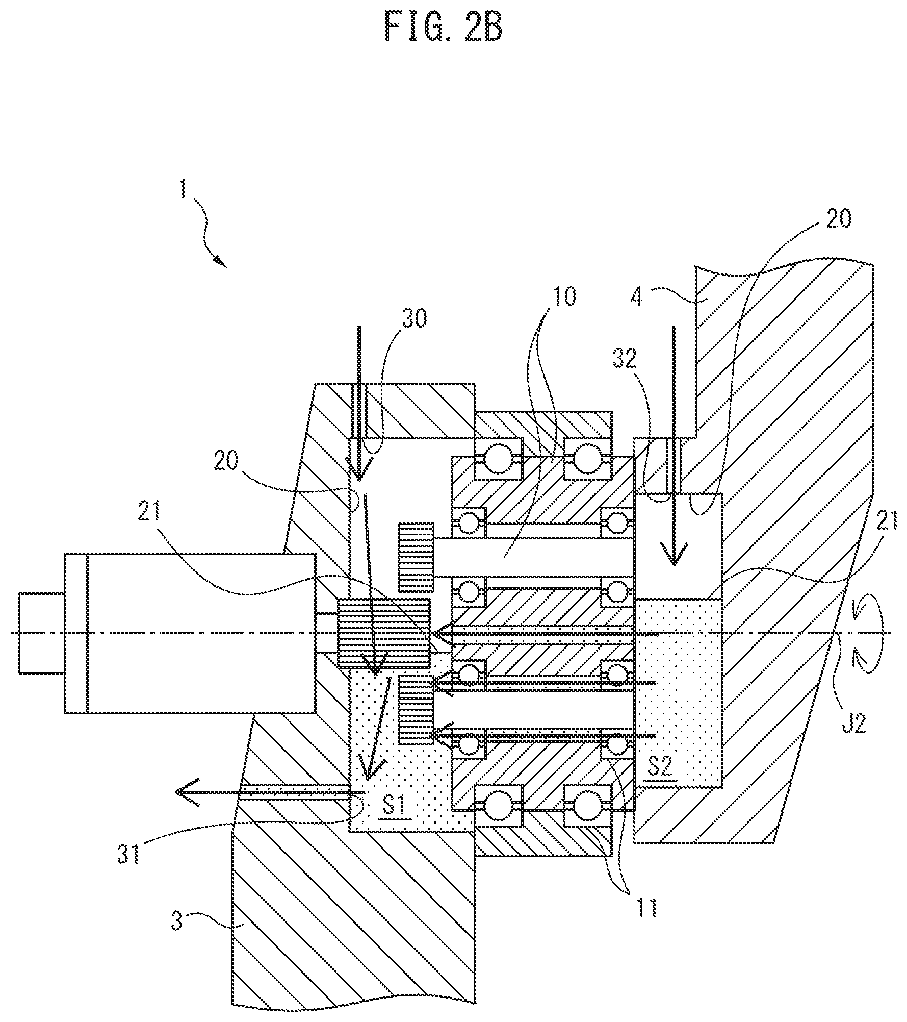Patent US12104747 Figure 3 – Machine comprising lubrication chamber