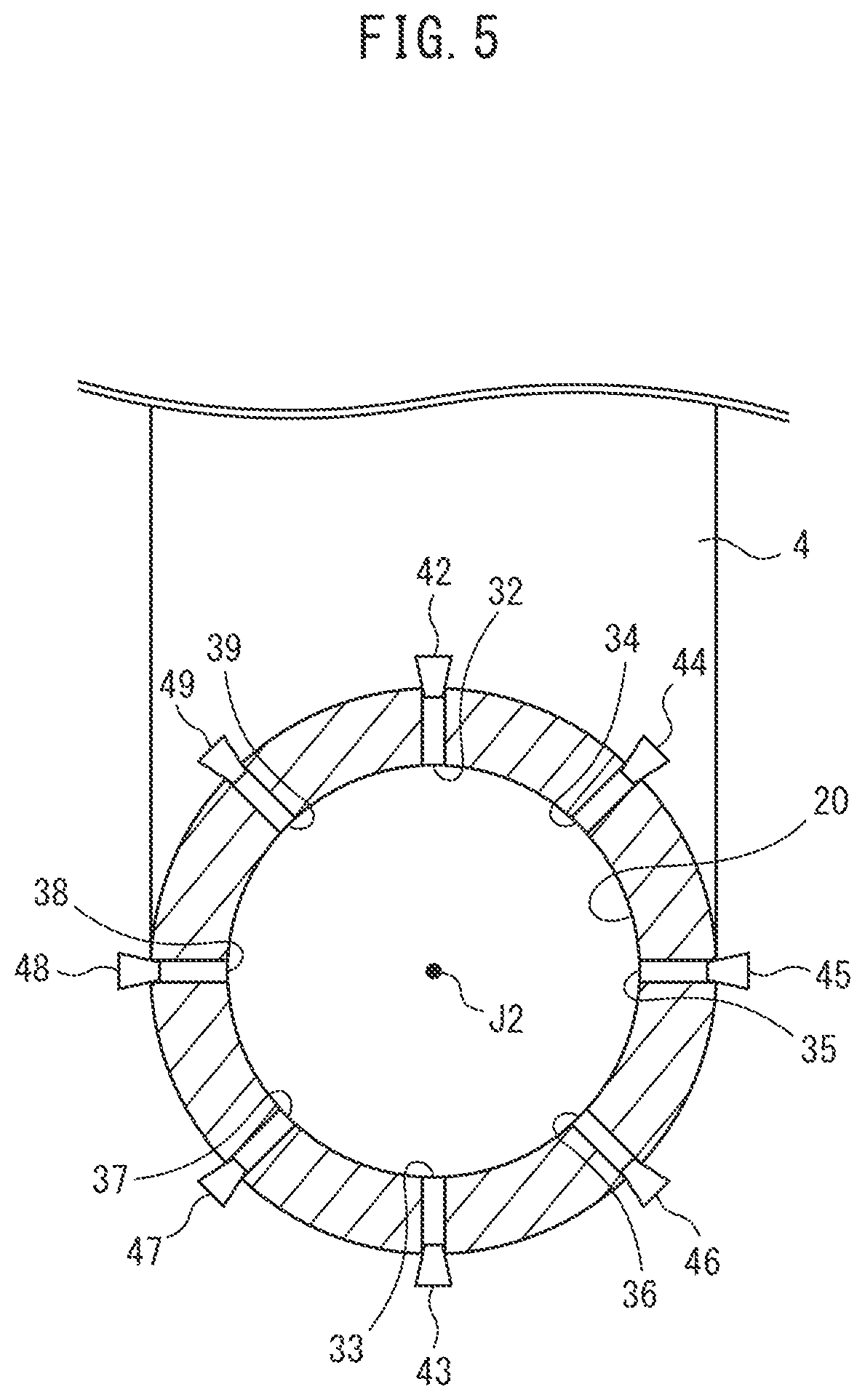 Patent US12104747 Figure 8 – Machine comprising lubrication chamber