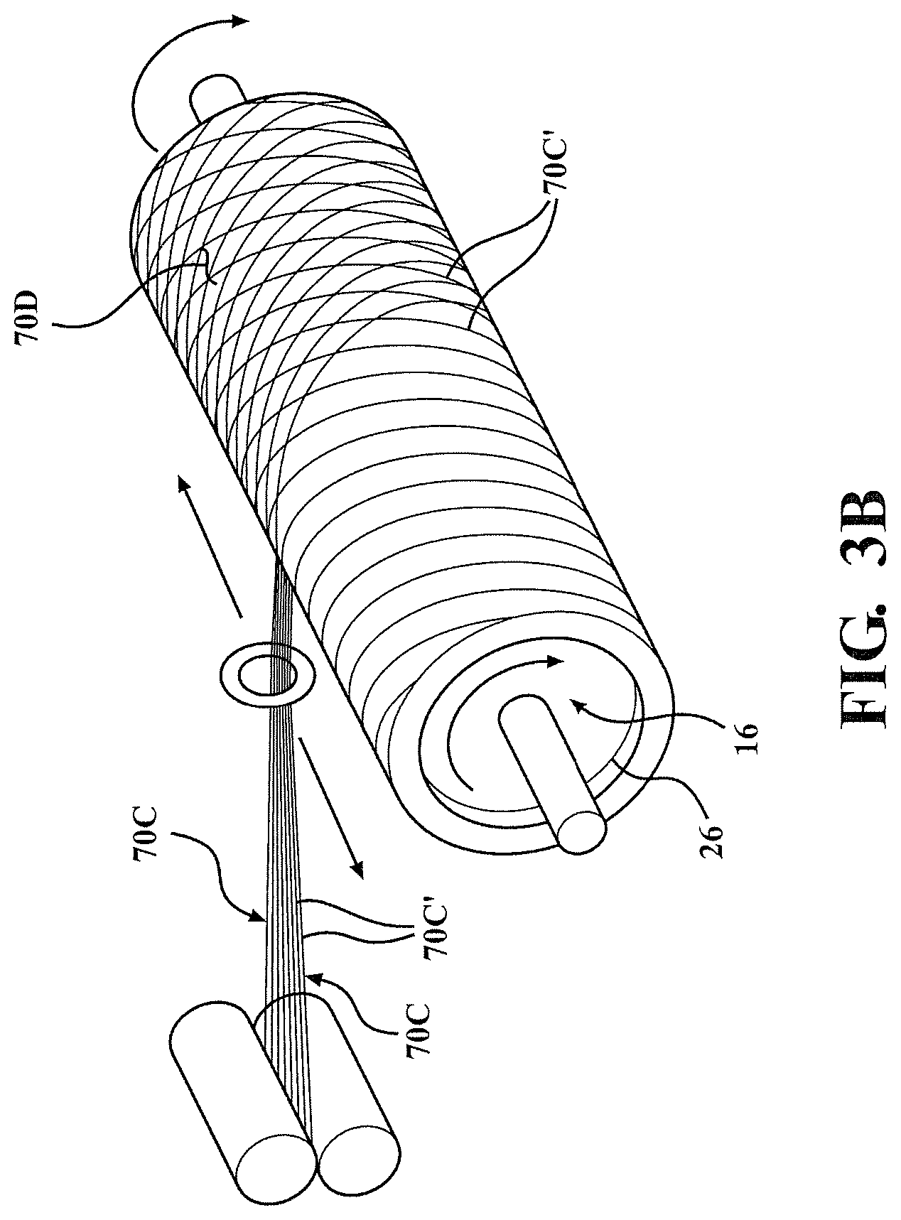 Patent US12104749 Figure 4 – Liner collapse mitigations for type IV conformable pressure vessels